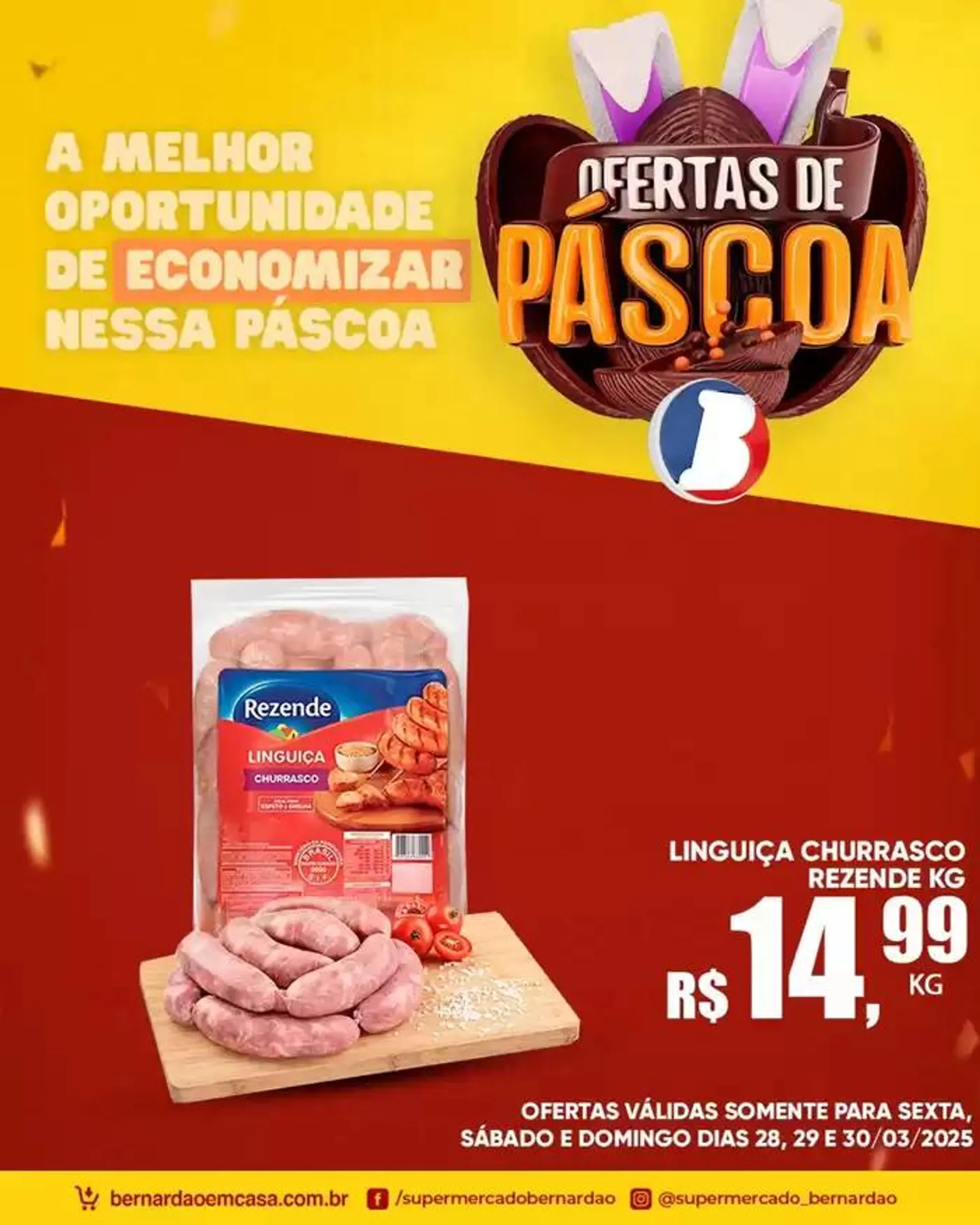 Encarte de Encarte Supermercado Bernardão 28 de março até 30 de março 2025 - Pagina 4