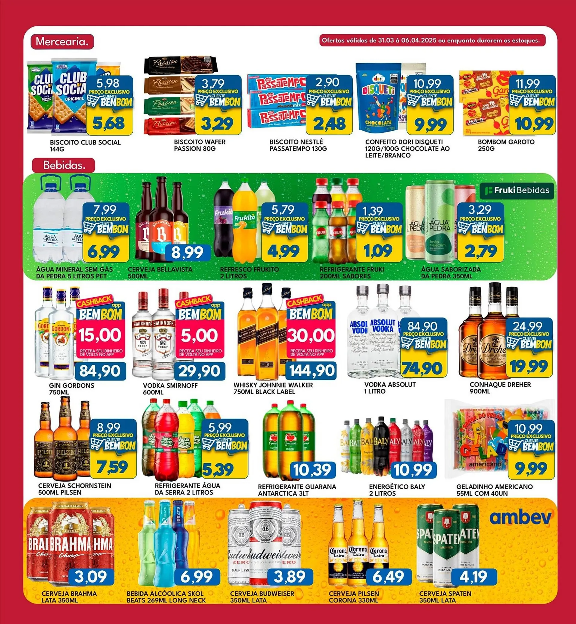 Encarte de Catálogo Rancho Bom Supermercados 31 de março até 6 de abril 2025 - Pagina 3