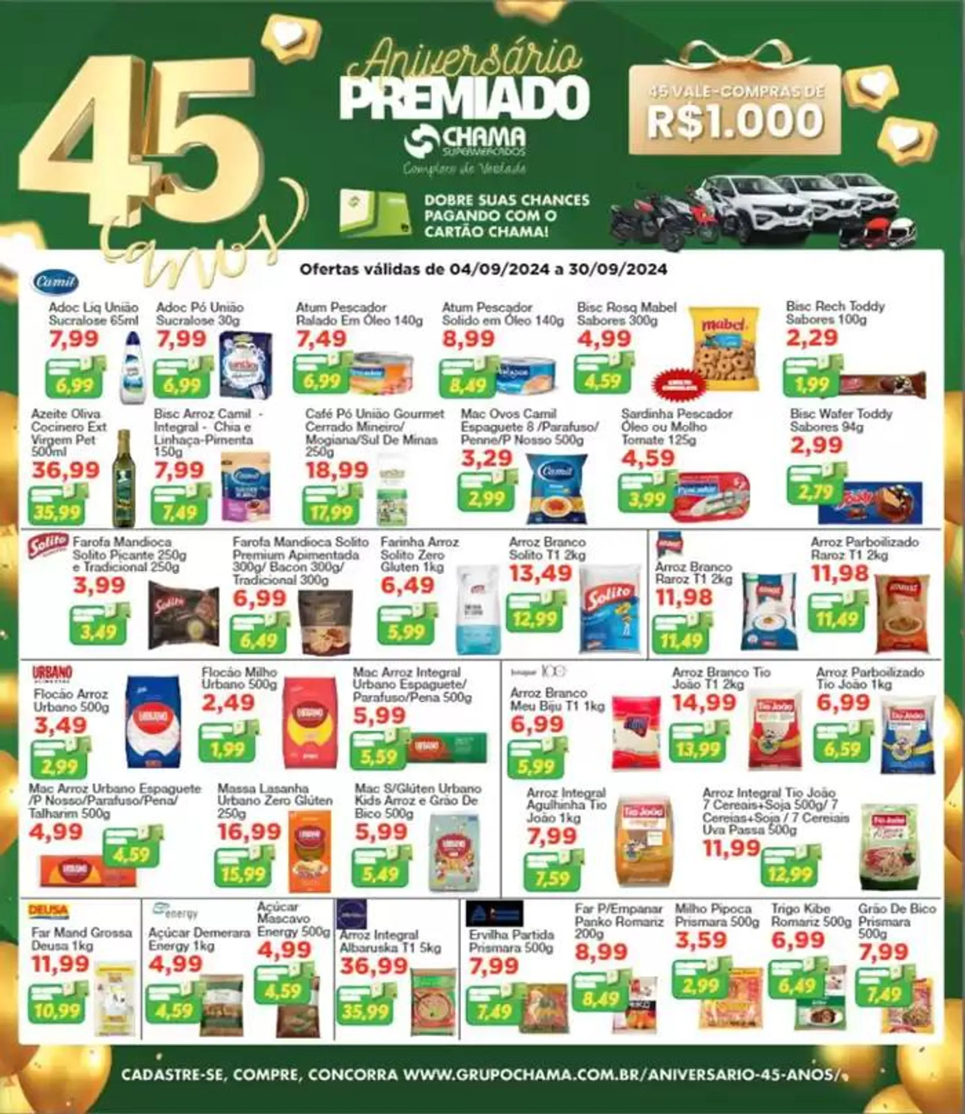 Encarte de Revista de Ofertas de Aniversário 45 Anos 17 de setembro até 30 de setembro 2024 - Pagina 10