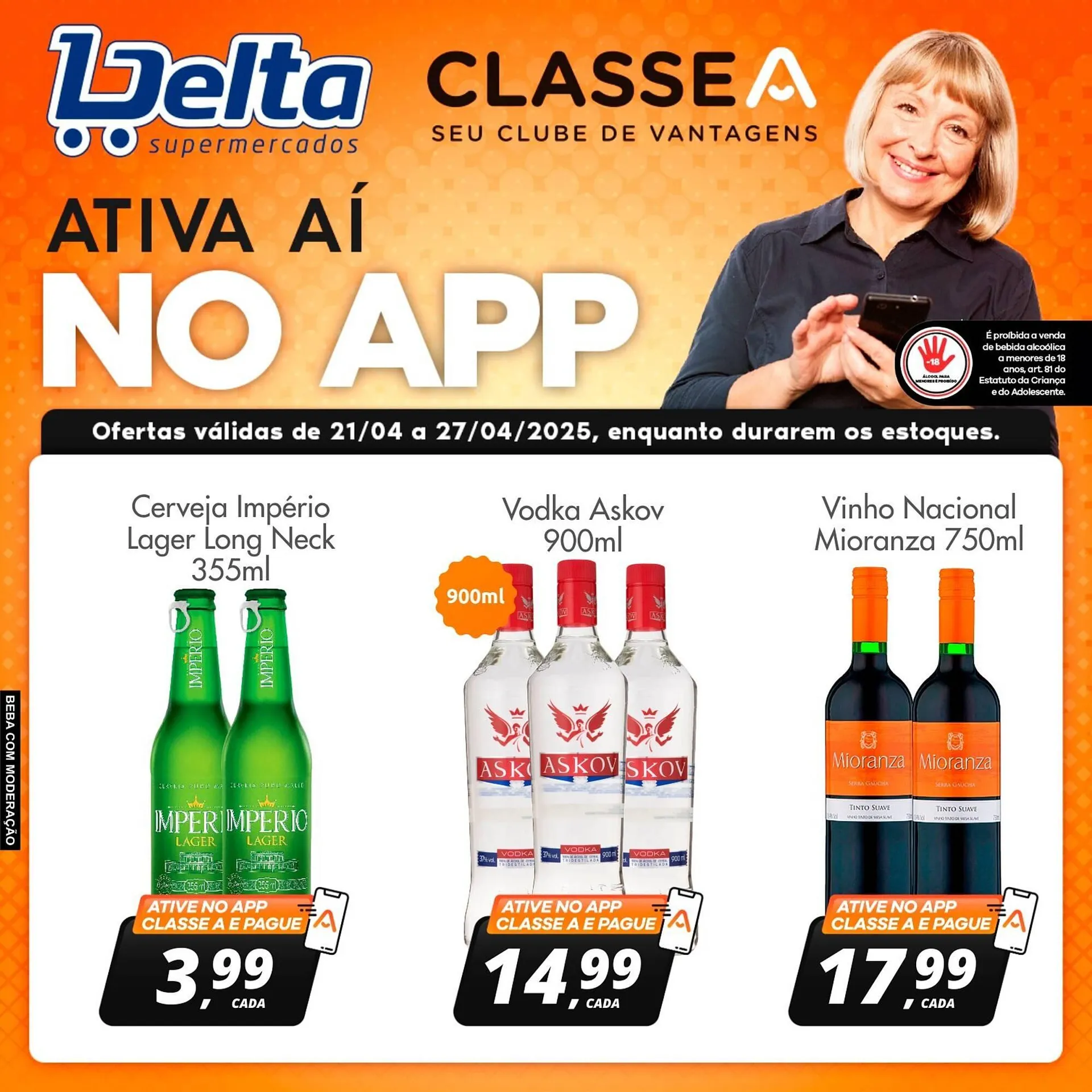 Encarte de Catálogo Delta Supermercados 22 de abril até 27 de abril 2025 - Pagina 2
