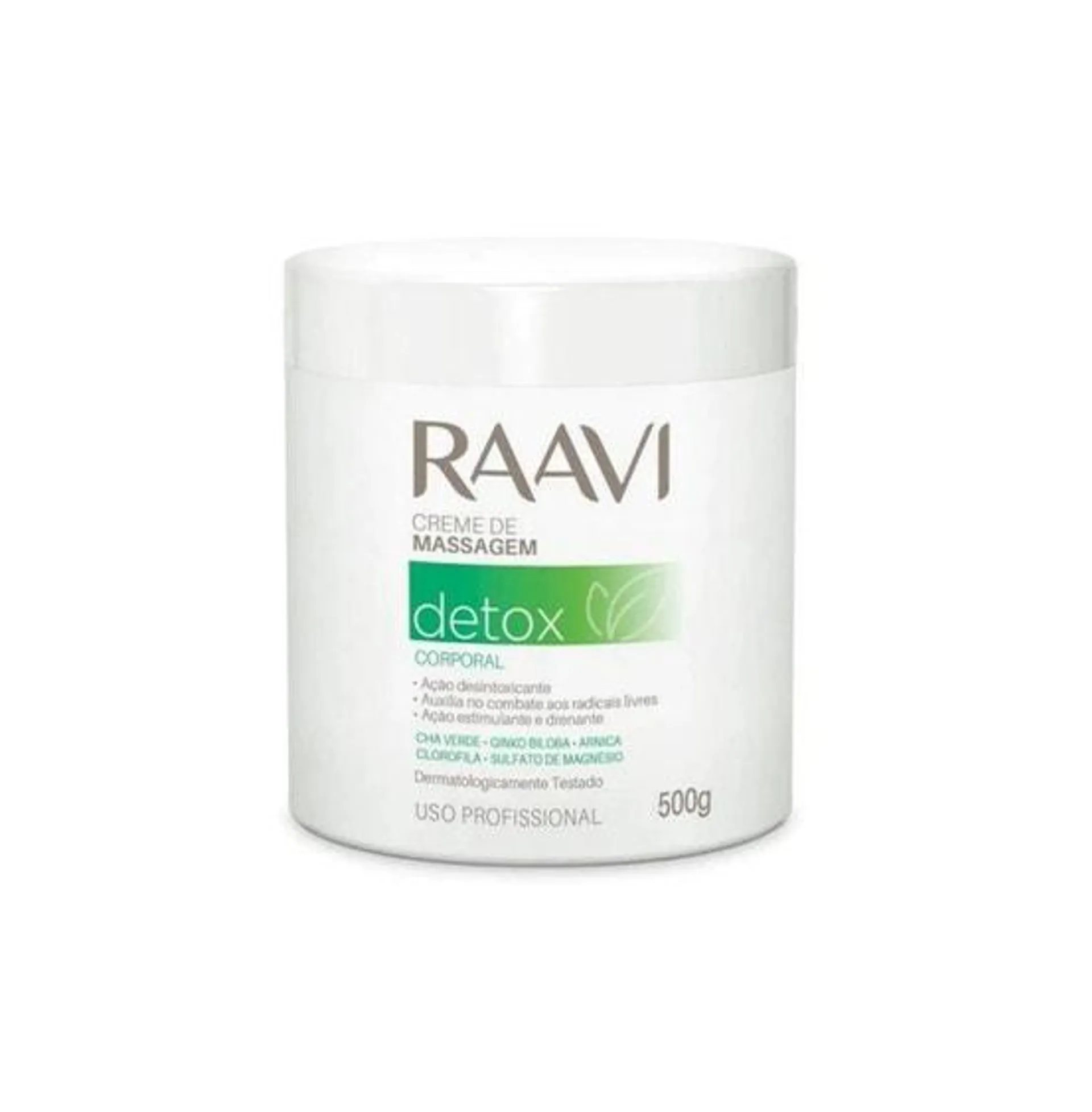 Cr Massagem Corp Raavi Detox Pa0784 500gr