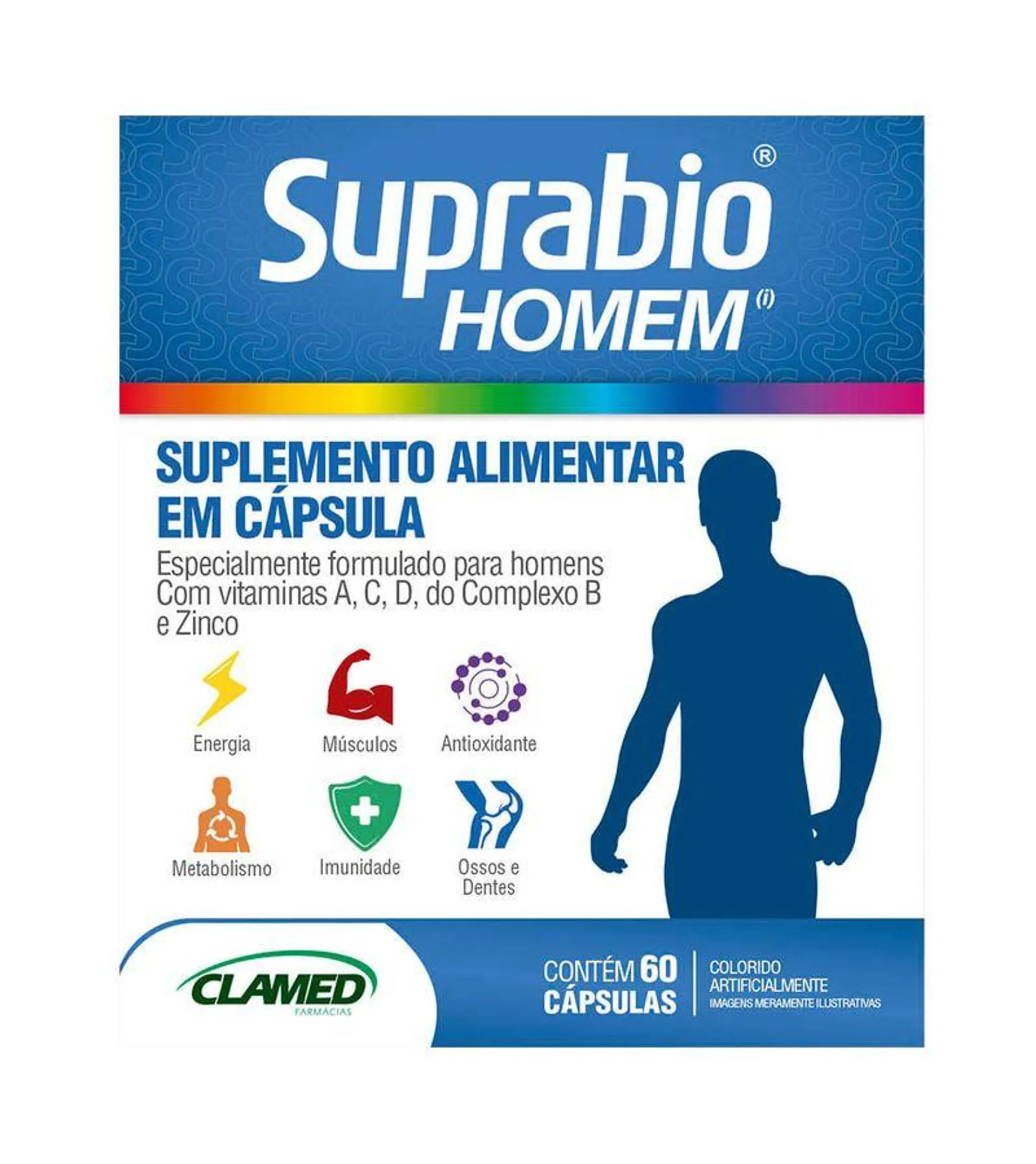 Suprabio Homem Com 60 Capsulas