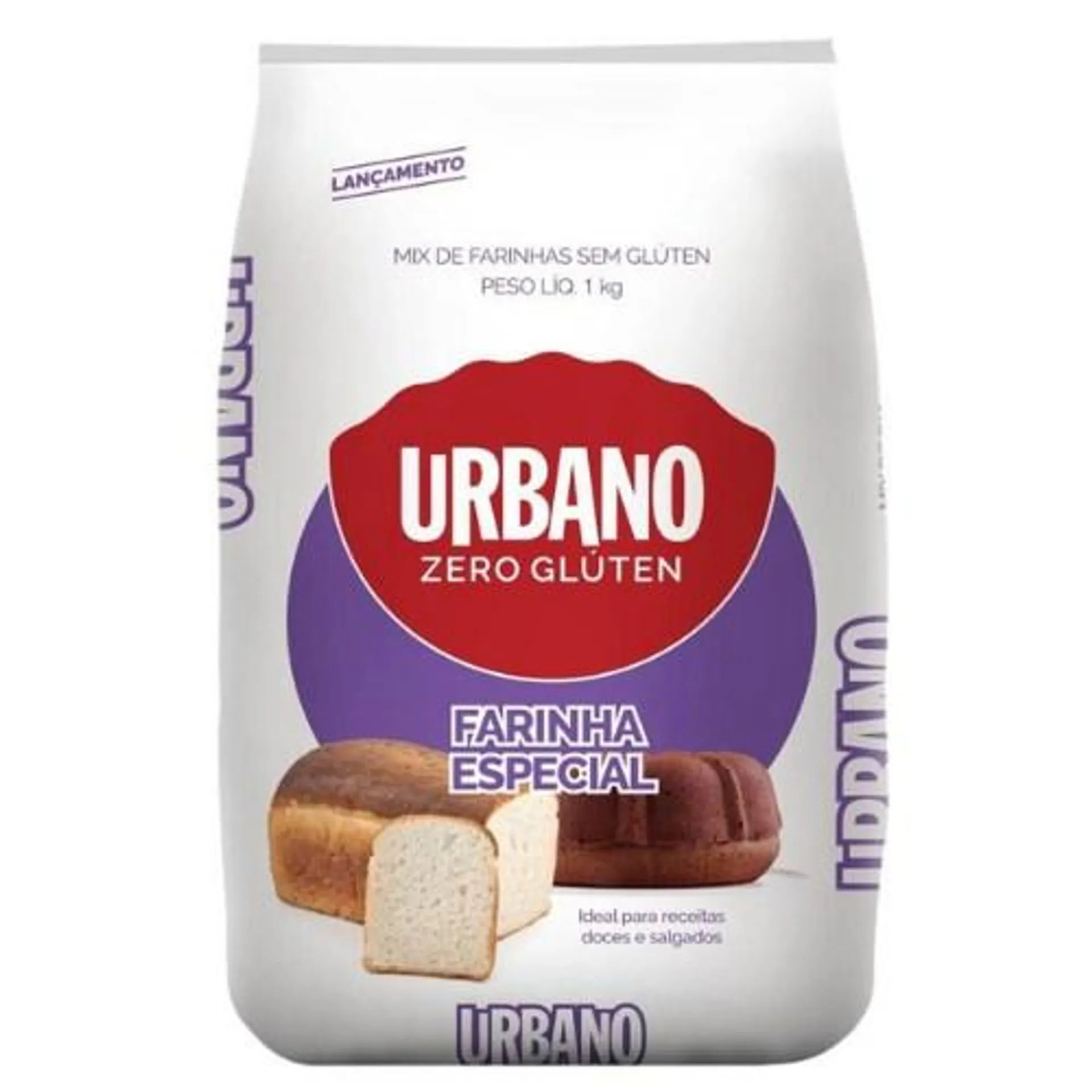 Farinha de Arroz Urbano Mix Zero Glúten 1Kg