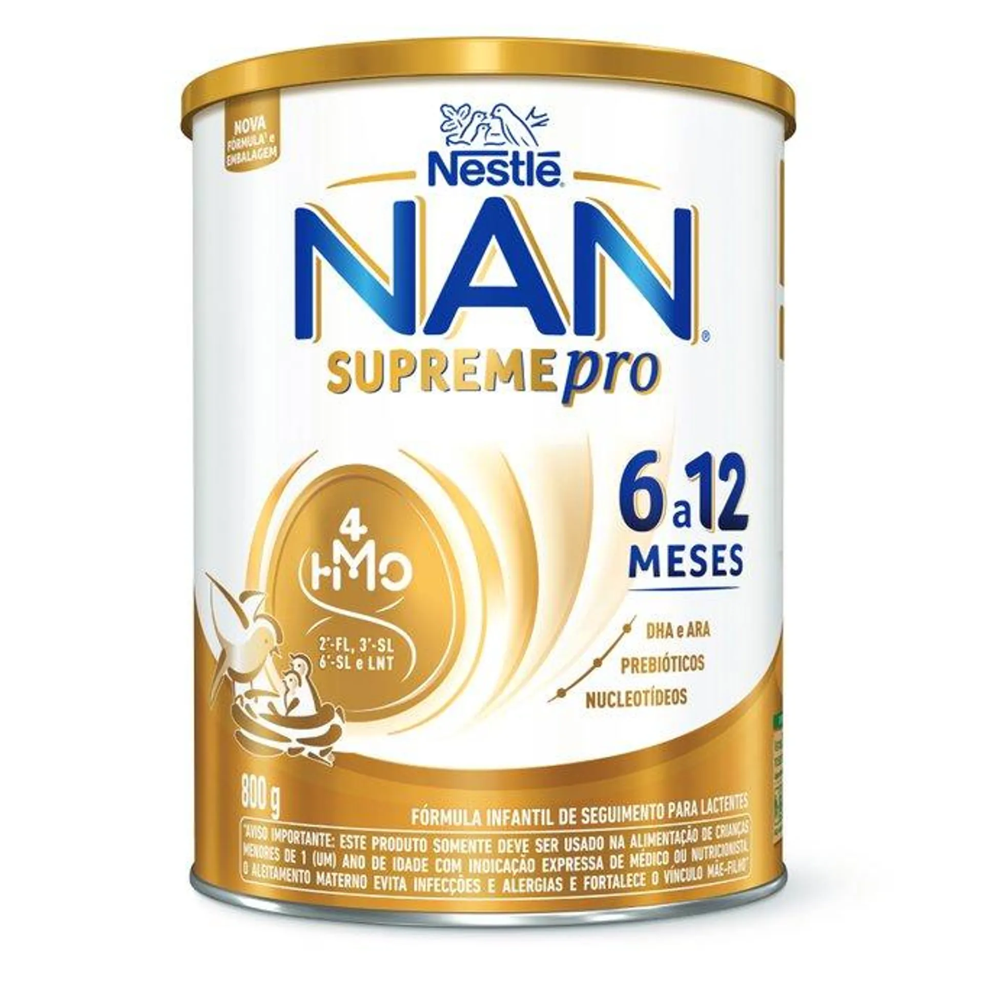 Fórmula Infantil Nan Supreme Pro 6 A 12 Meses 800g