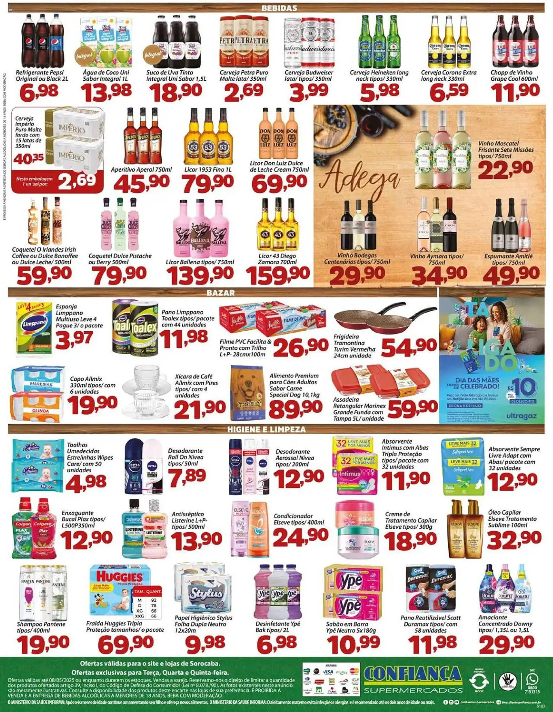 Encarte de Catálogo Confiança Supermercados 6 de maio até 8 de maio 2025 - Pagina 4