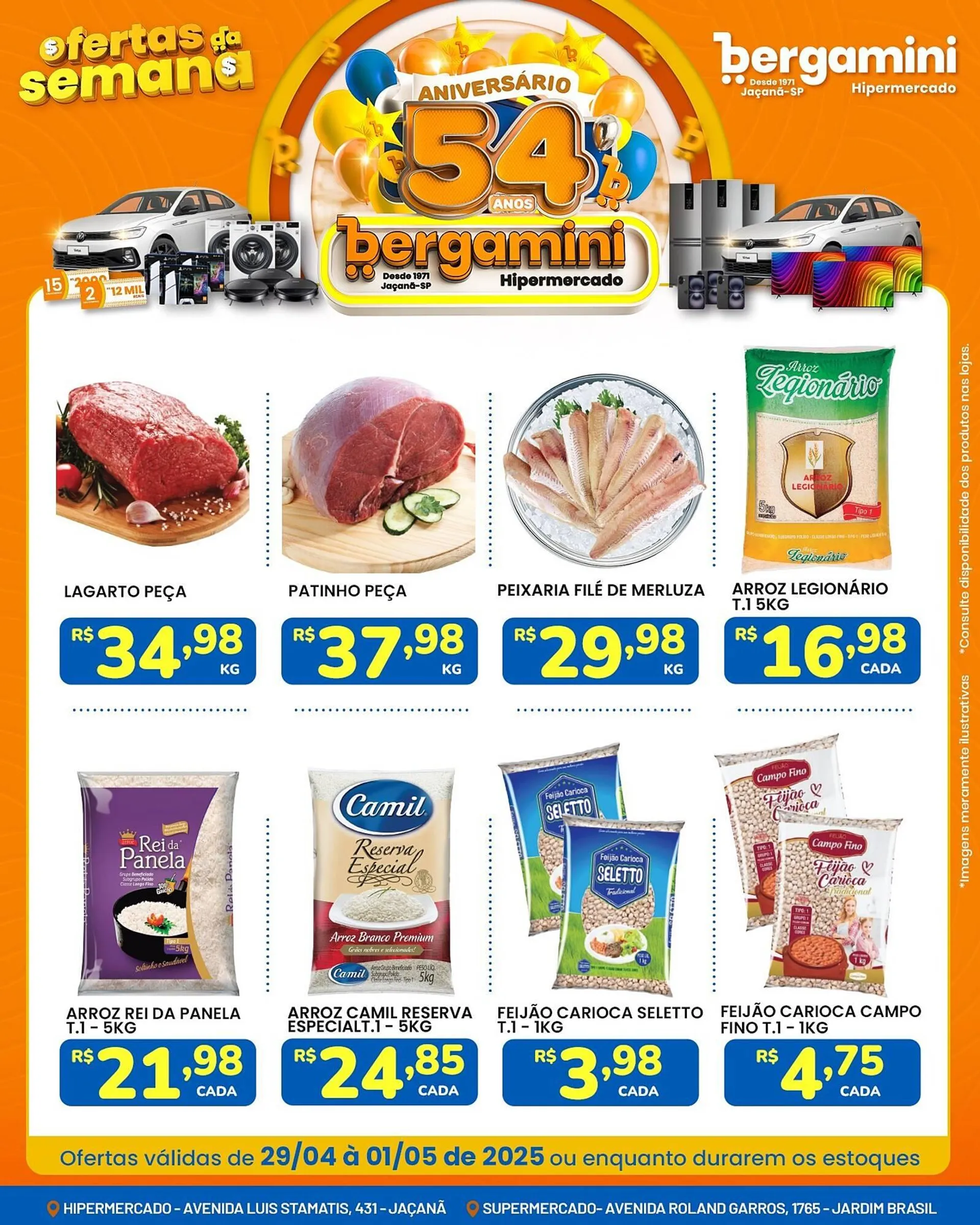 Encarte de Catálogo Supermercado Bergamini 29 de abril até 1 de maio 2025 - Pagina 1