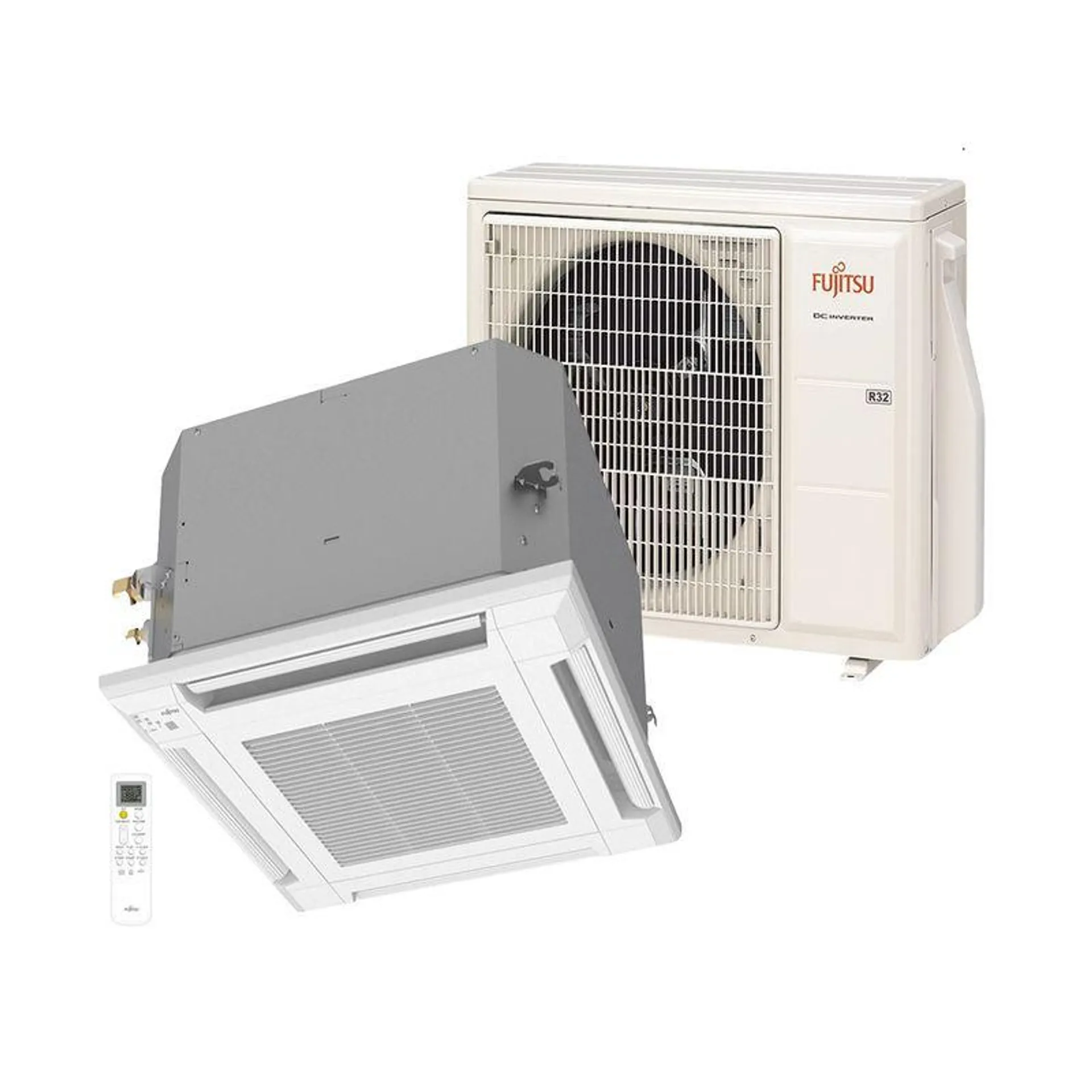 Ar Condicionado Split Cassete Inverter Fujitsu 24000 BTU/h Quente e Frio Monofásico AUBH24KVBA – 220 Volts