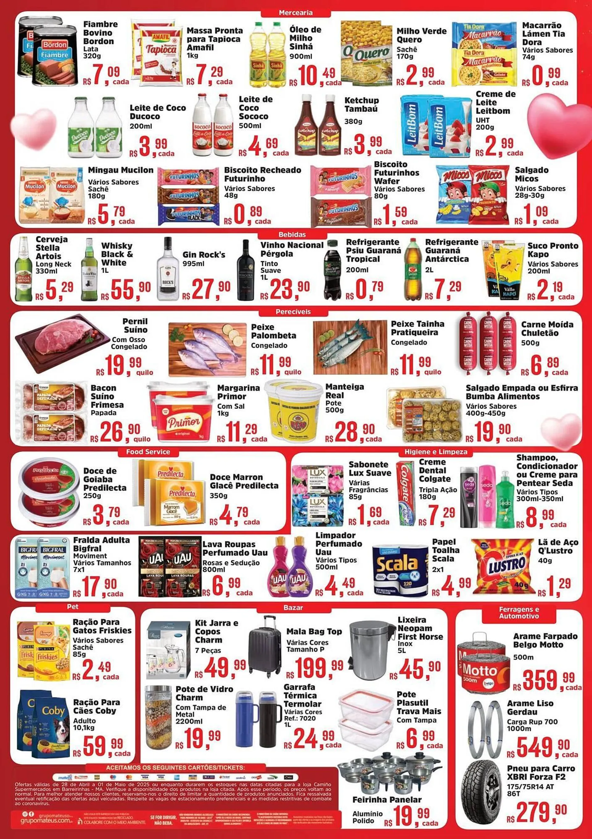 Encarte de Catálogo Supermercados Mateus 30 de abril até 1 de maio 2025 - Pagina 2