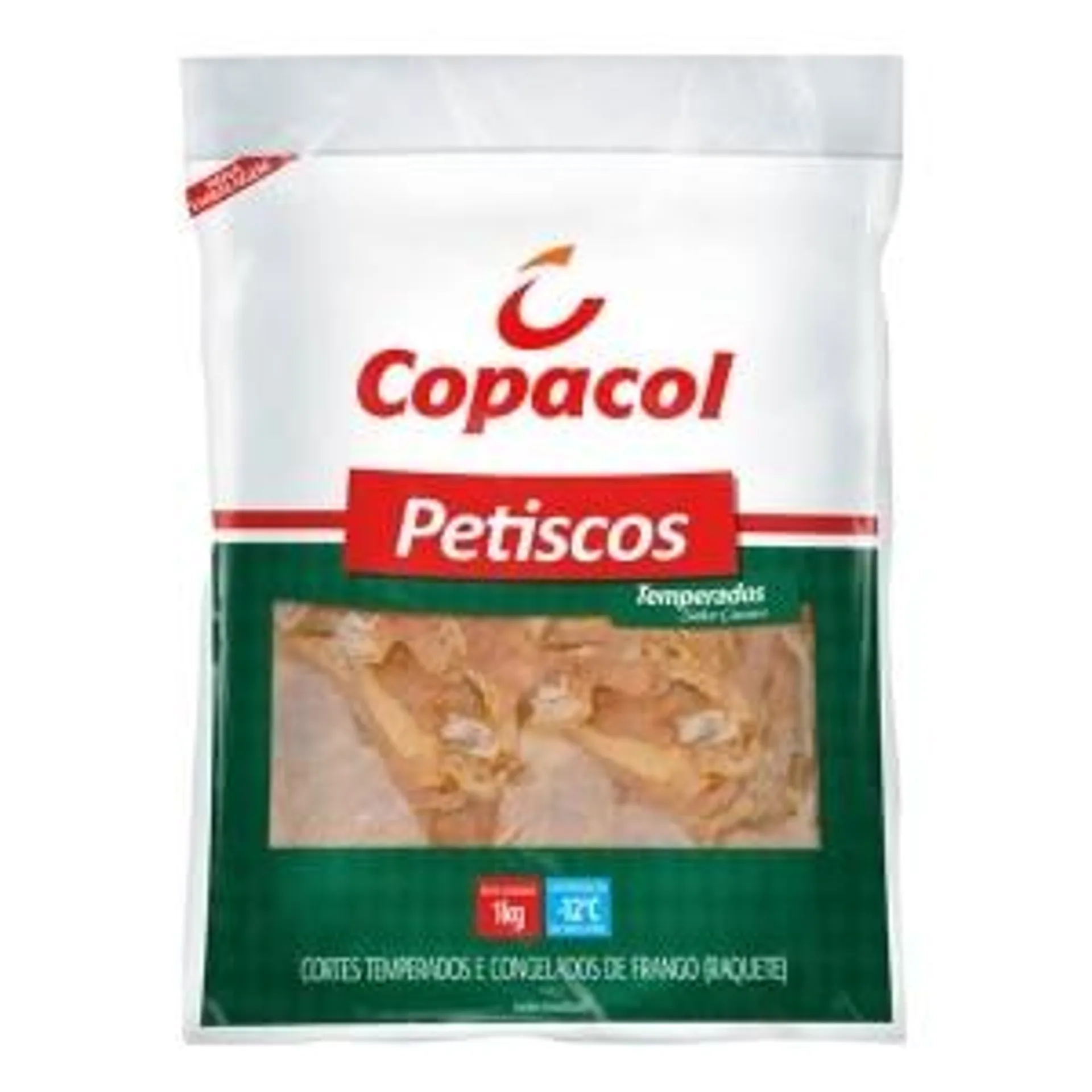 Petisco de Frango Temperado Congelado Copacol 1kg