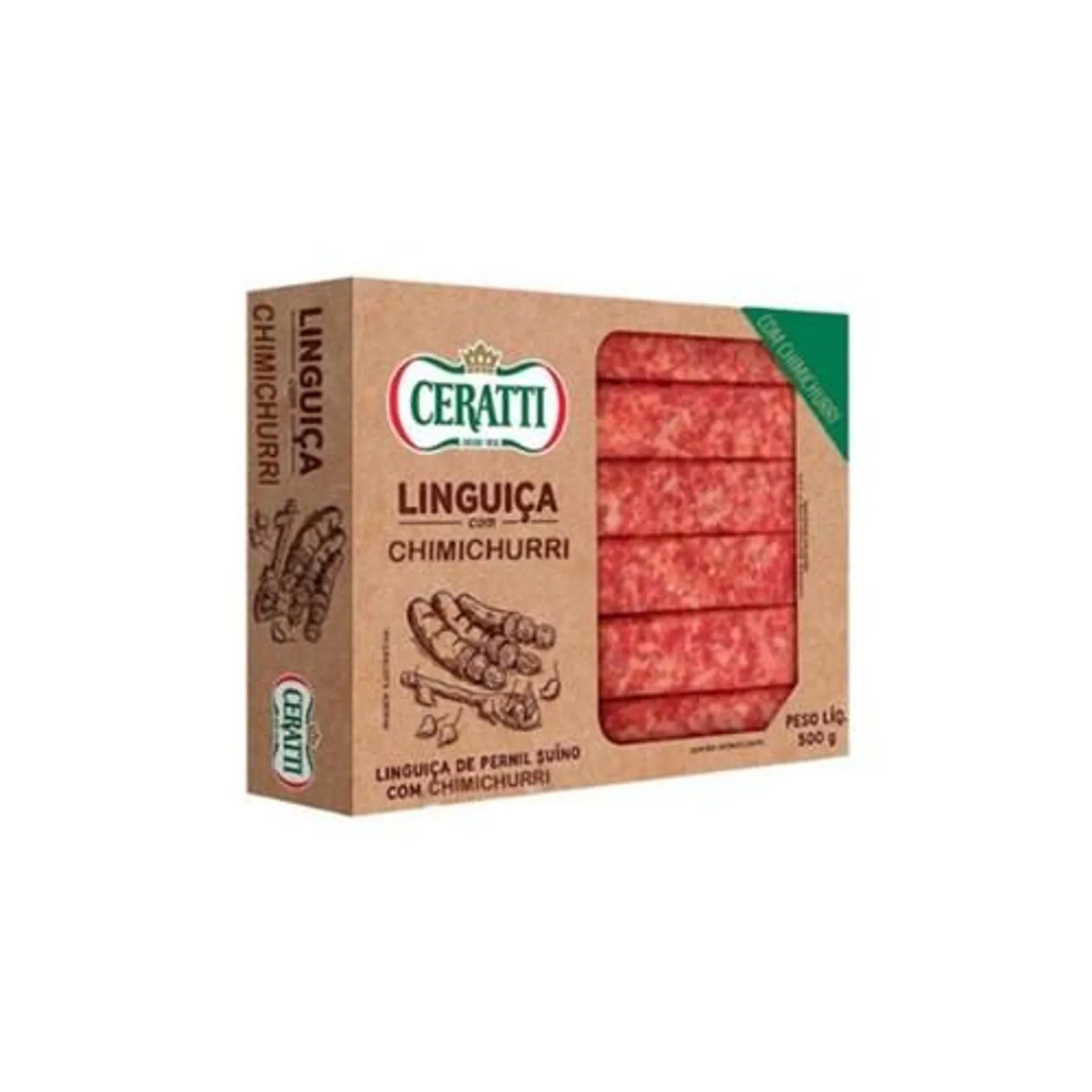 Linguiça Fresca com Chimichurri Ceratti 400G