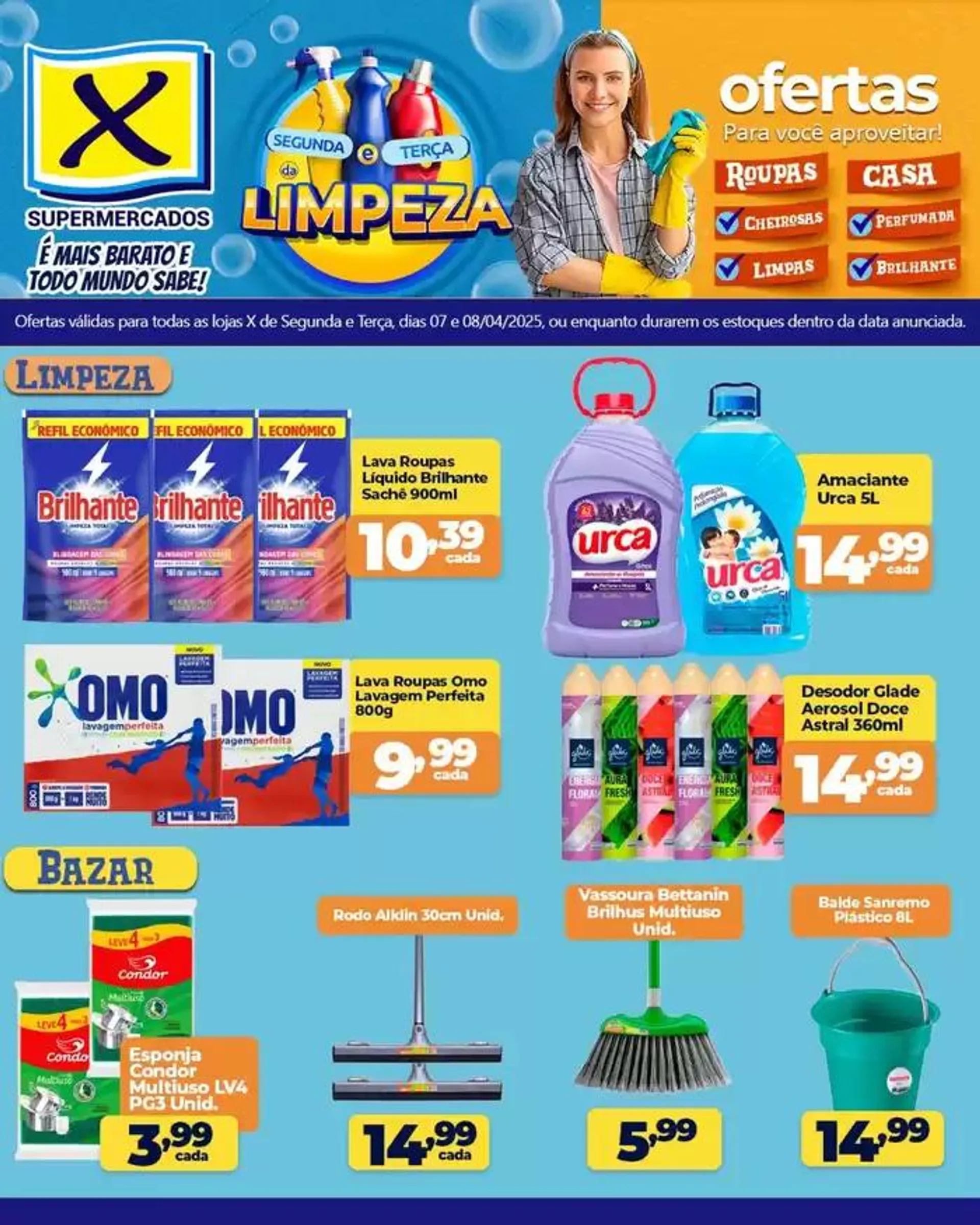 Encarte de Encarte X Supermercados 8 de abril até 20 de abril 2025 - Pagina 7