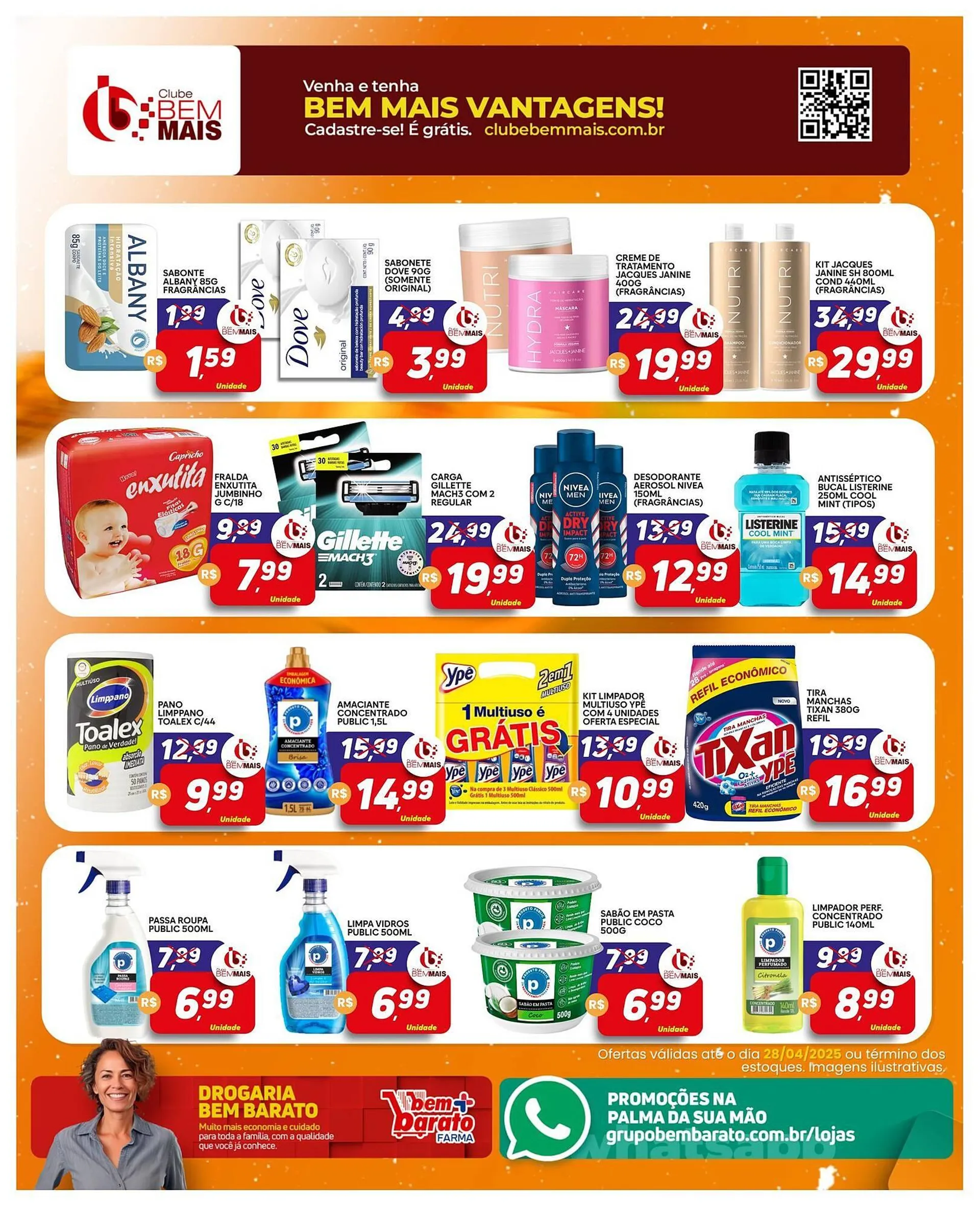 Encarte de Catálogo Supermercado Bem Barato 22 de abril até 28 de abril 2025 - Pagina 4