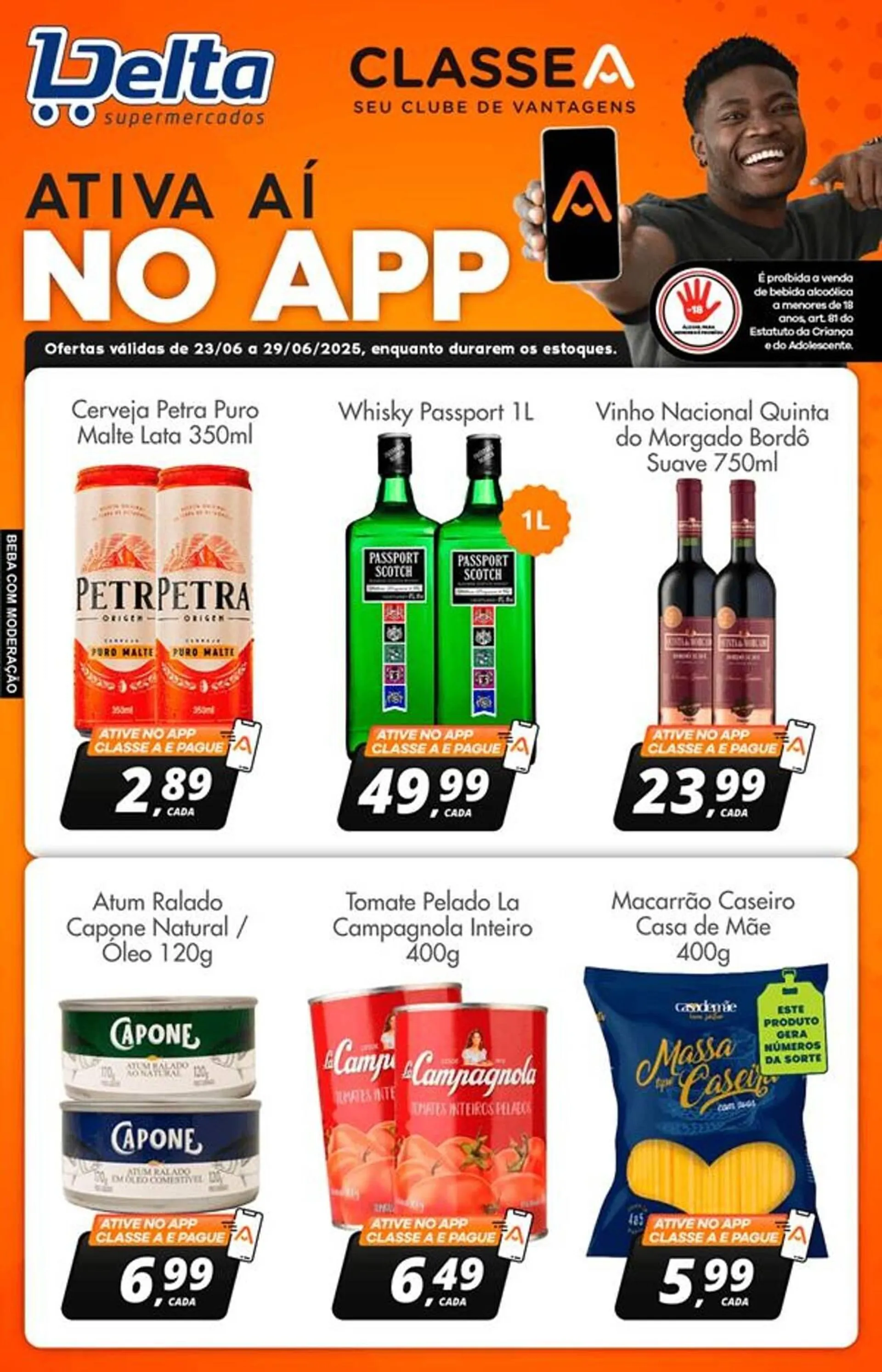 Encarte de Catálogo Delta Supermercados 23 de junho até 29 de junho 2025 - Pagina 1
