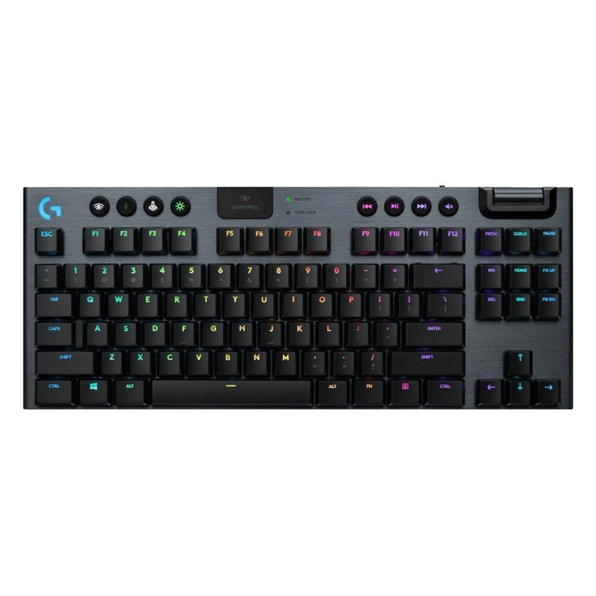 Teclado Mecânico Gamer Logitech Wireless G915 LightSpees Carbon