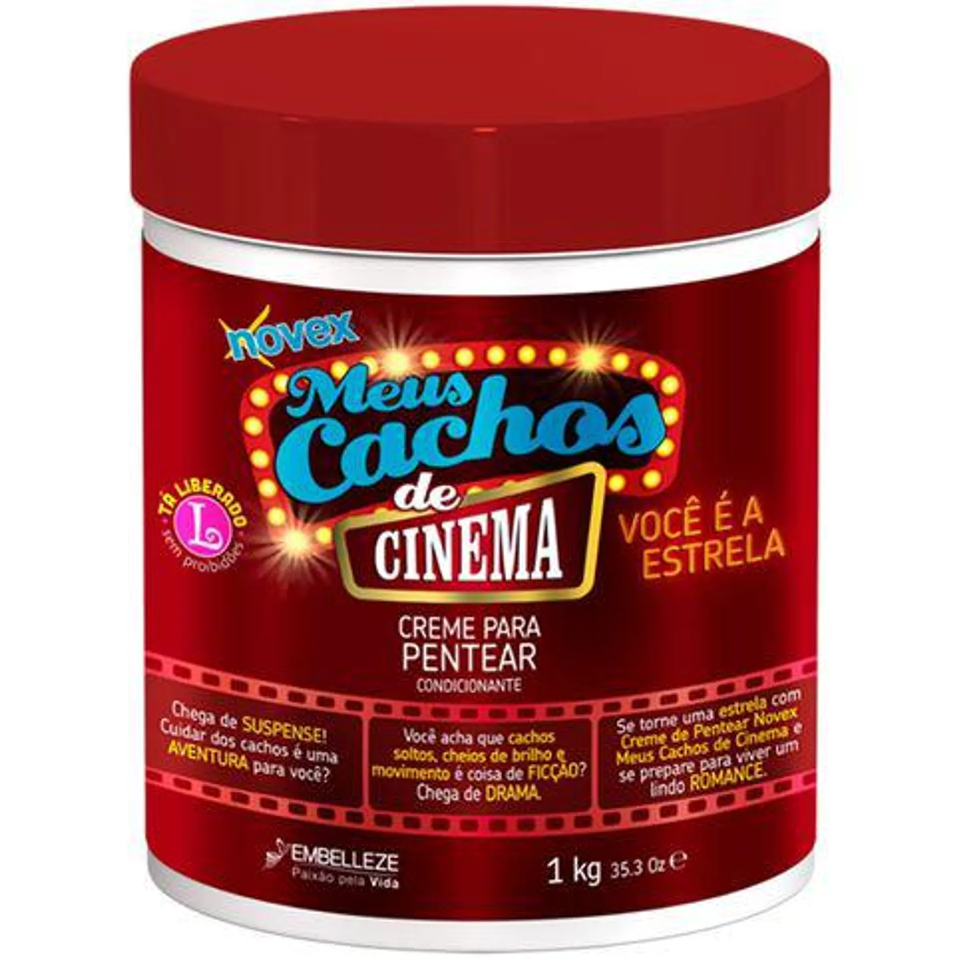 Creme para Pentear Novex Meus Cachos de Cinema 1kg