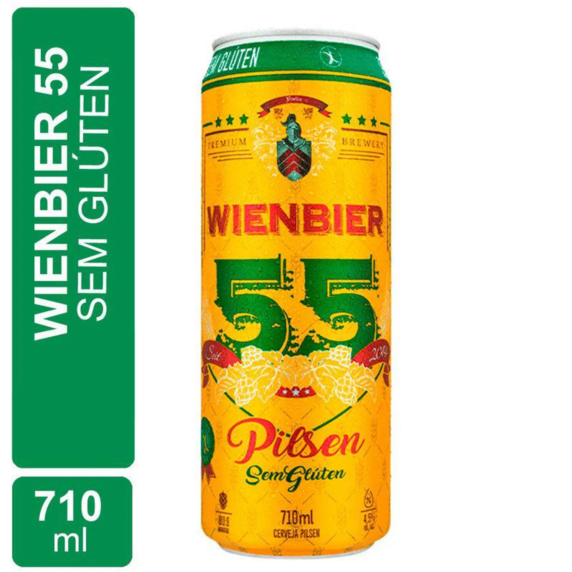 Cerveja Wienbier 55 Pilsen s/ Glúten Lata 710ml