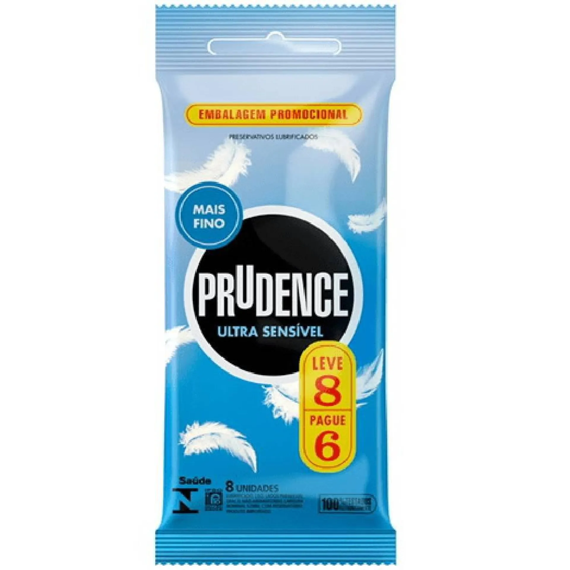 Preservativo Prudence Super Sensitive Leve 8 Pague 6