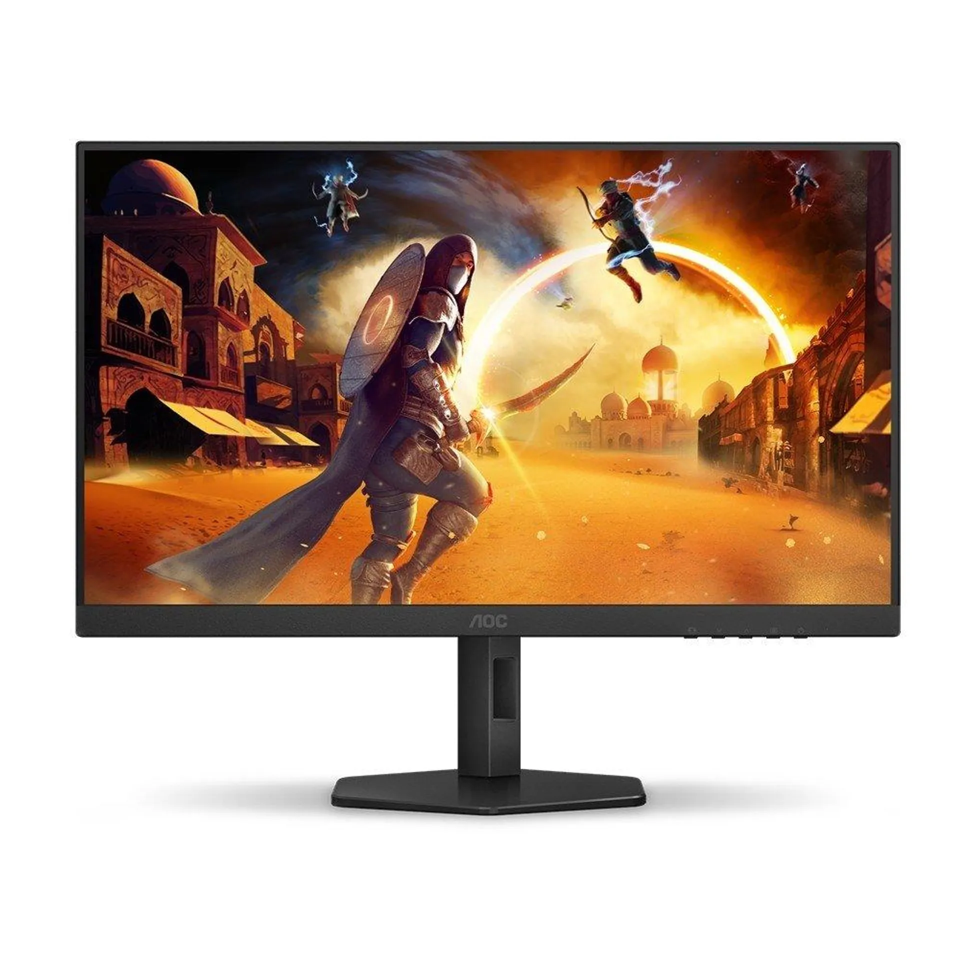 Monitor 27" Gamer AOC 27G4/P Full HD 180Hz 0,5ms IPS Ajuste de Altura Preto