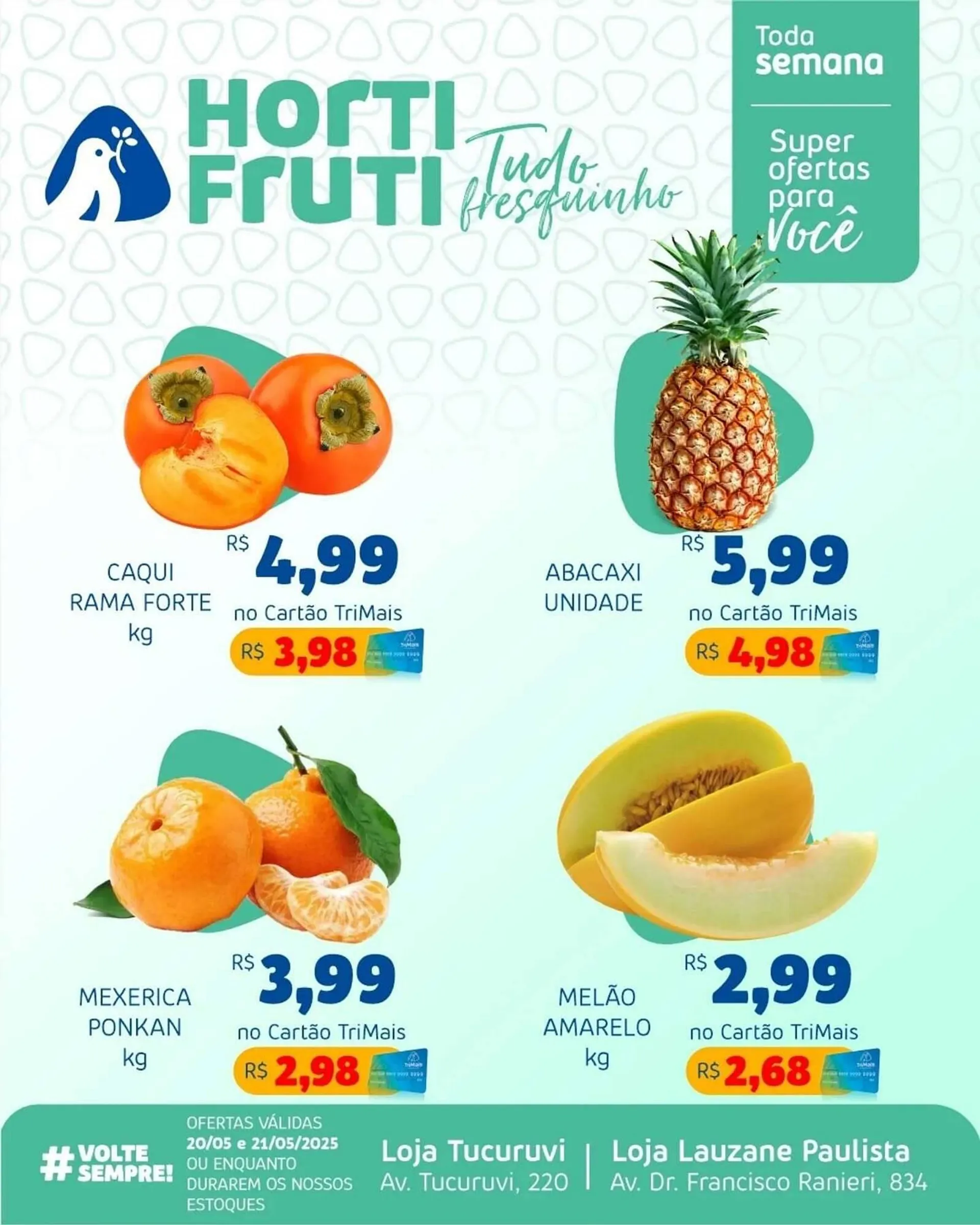 Encarte de Catálogo Trimais Supermercado 20 de maio até 21 de maio 2025 - Pagina 1