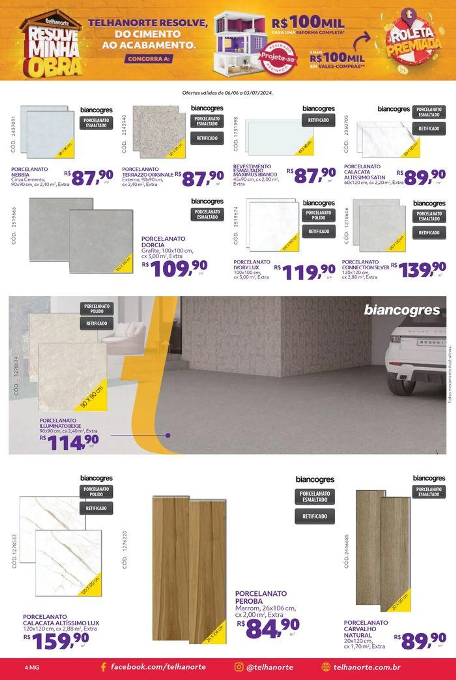 Encarte de Telhanorte Resolve Minha Obre 28 de junho até 3 de julho 2024 - Pagina 4