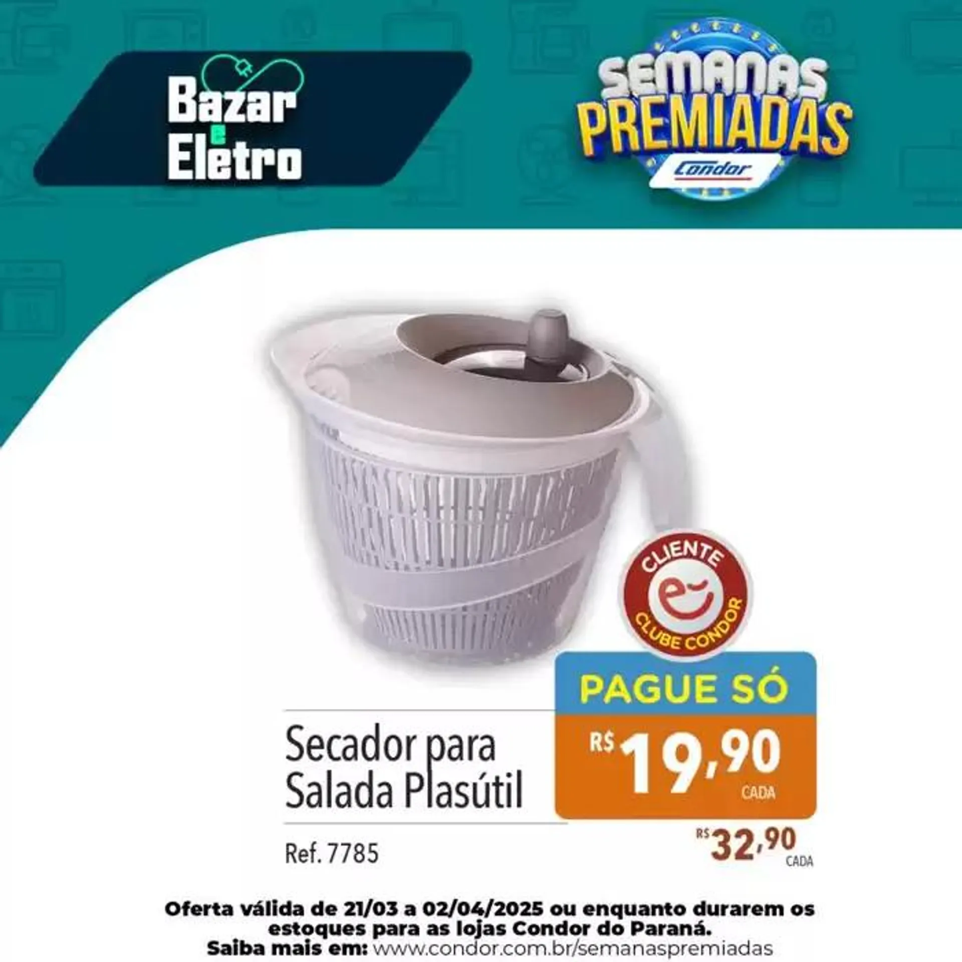 Encarte de Supermercados Condor Bazar e Eletro 25 de março até 2 de abril 2025 - Pagina 2