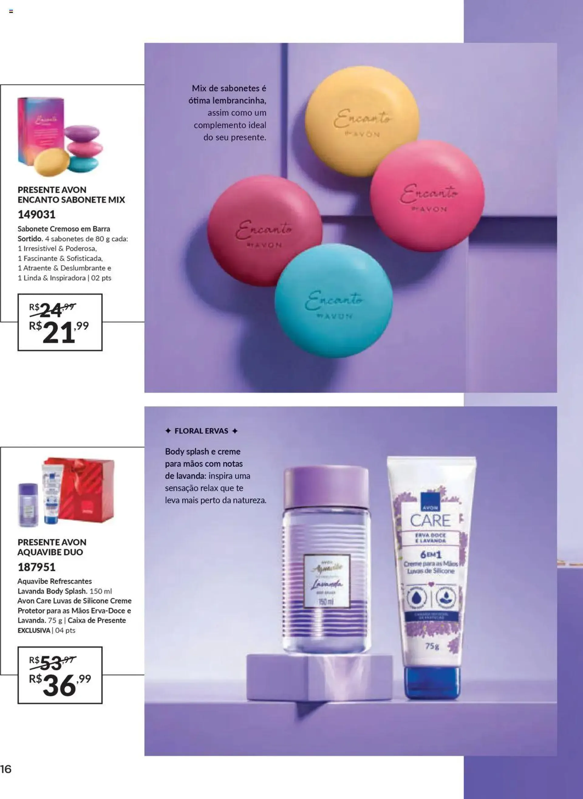 Encarte de Avon - Campanha 07 3 de abril até 1 de maio 2025 - Pagina 16