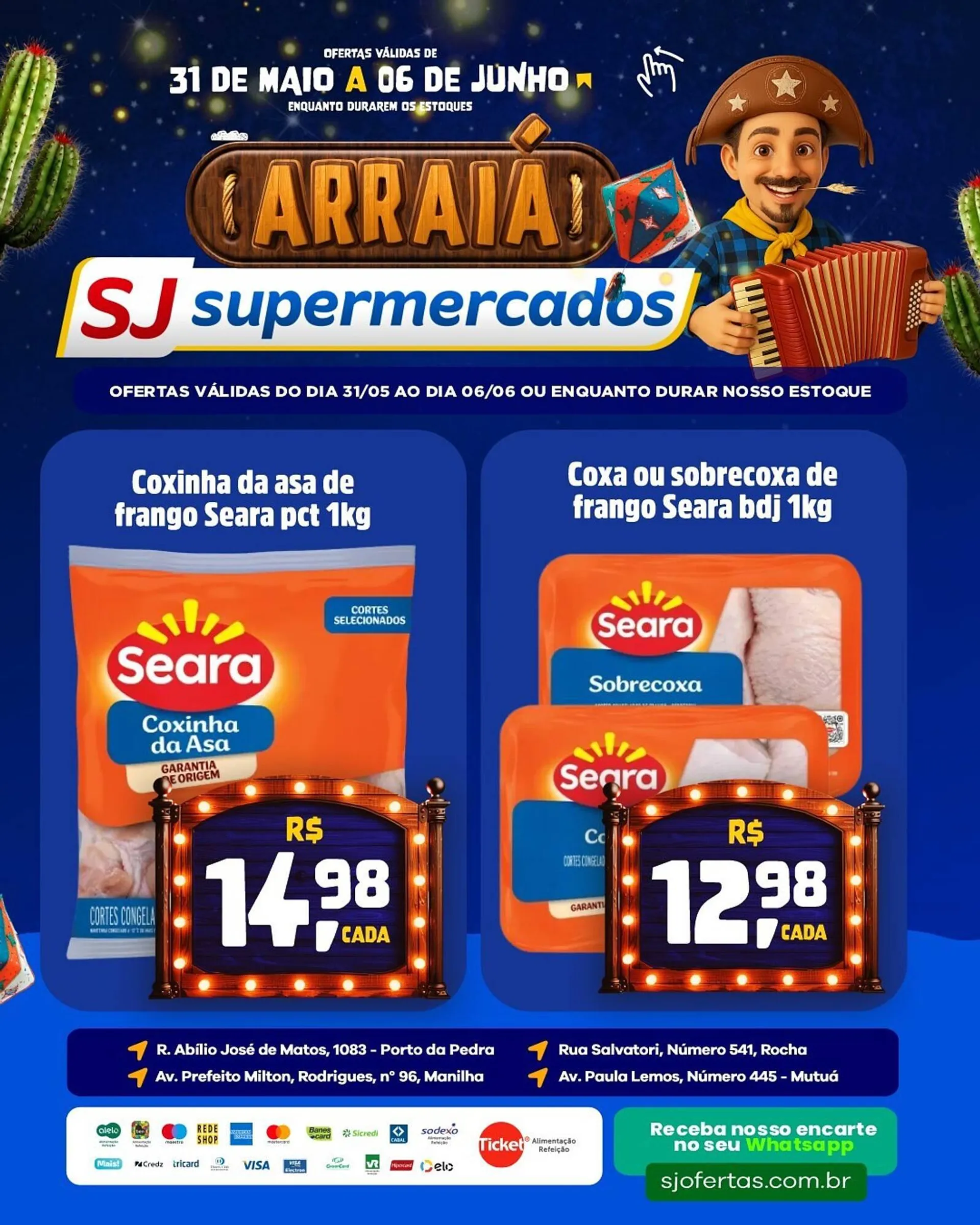 Encarte de Catálogo Sj Supermercados 31 de maio até 6 de junho 2025 - Pagina 2