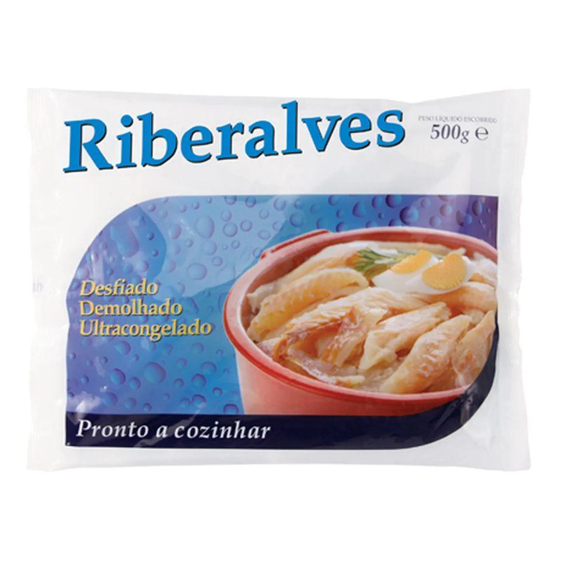 Peixe Dessalgado Riber Alves Desfiado 500g