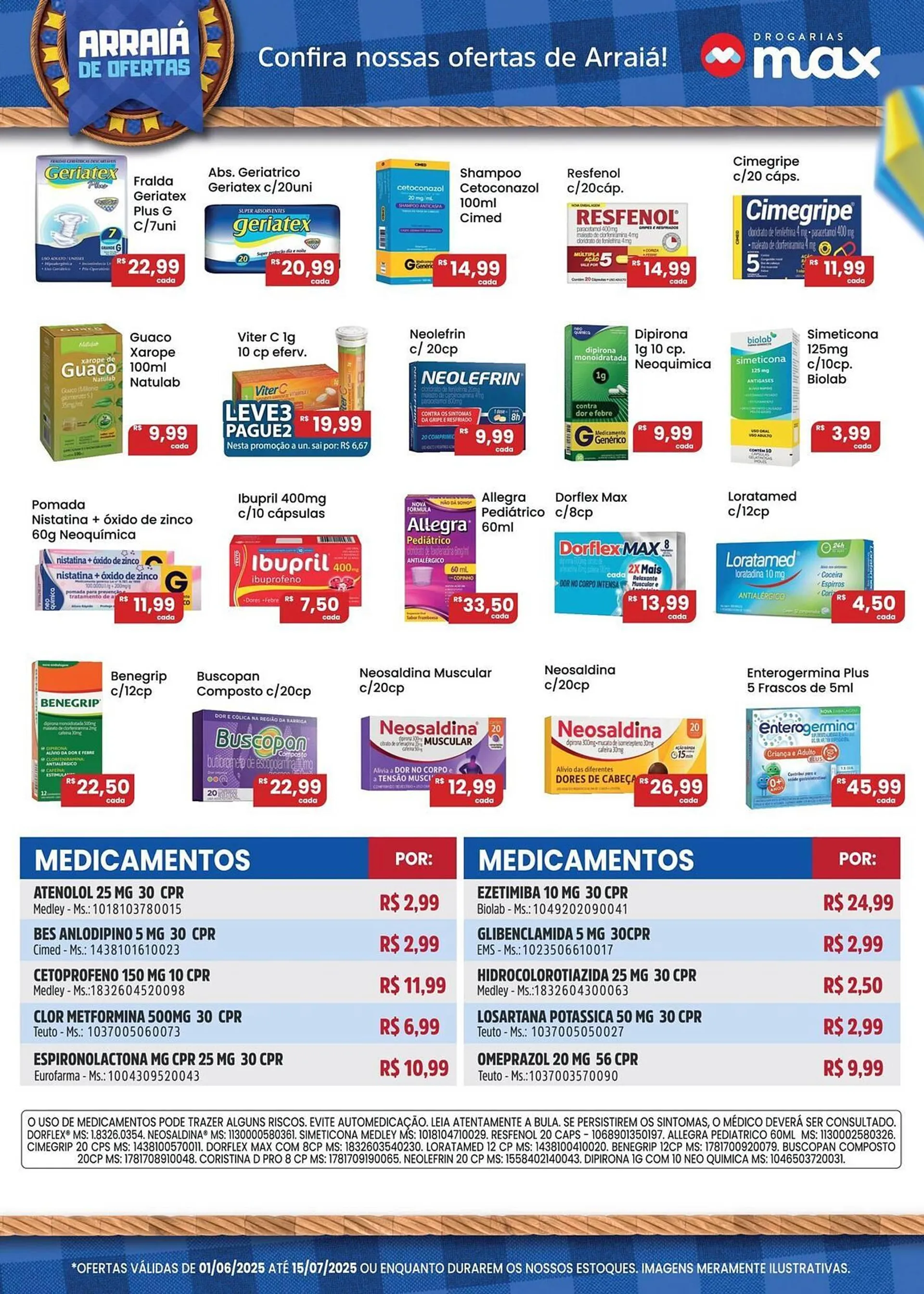 Encarte de Catálogo Drogarias Max 16 de junho até 15 de julho 2025 - Pagina 2