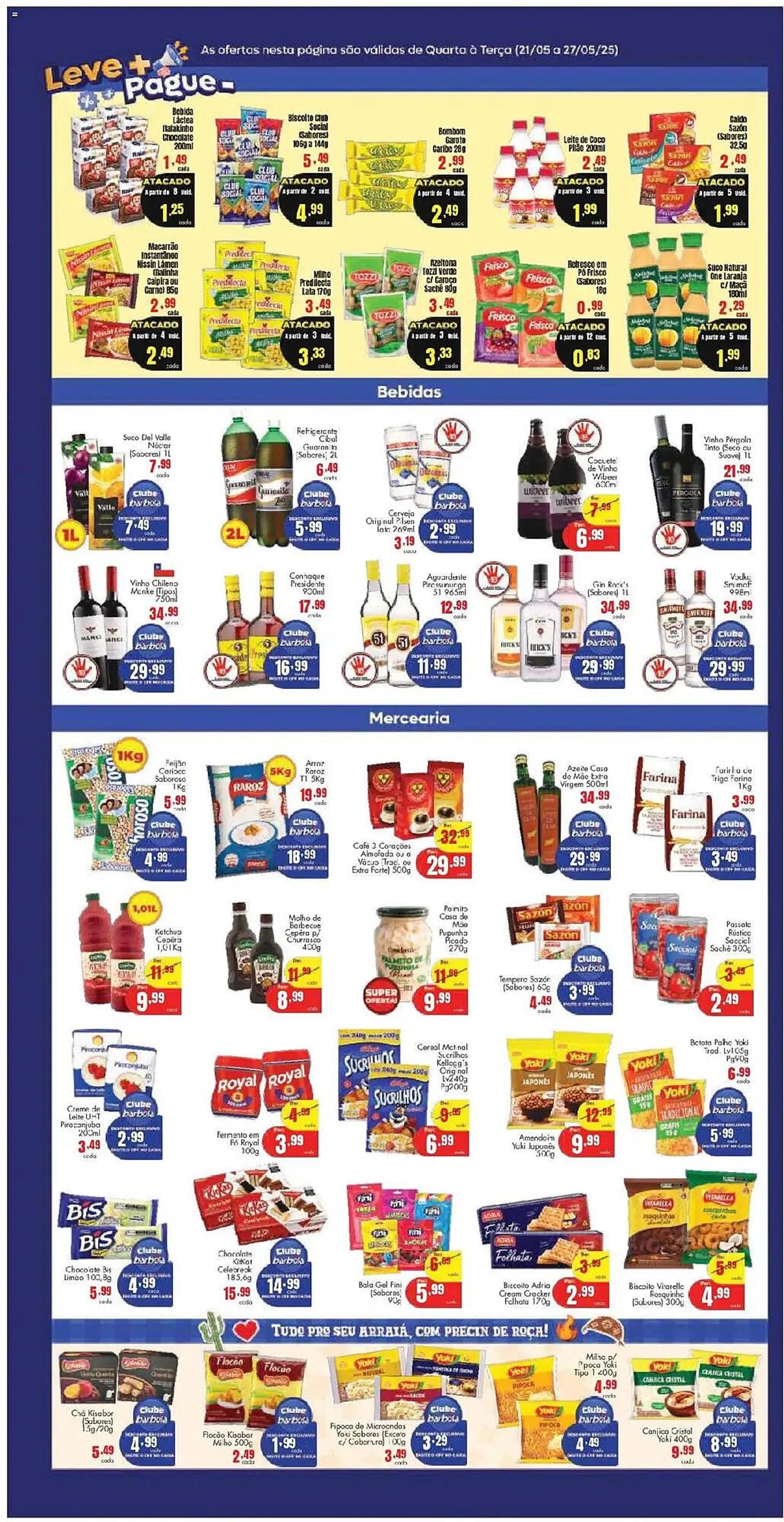 Encarte de Catálogo Barbosa Supermercados 21 de maio até 27 de maio 2025 - Pagina 3