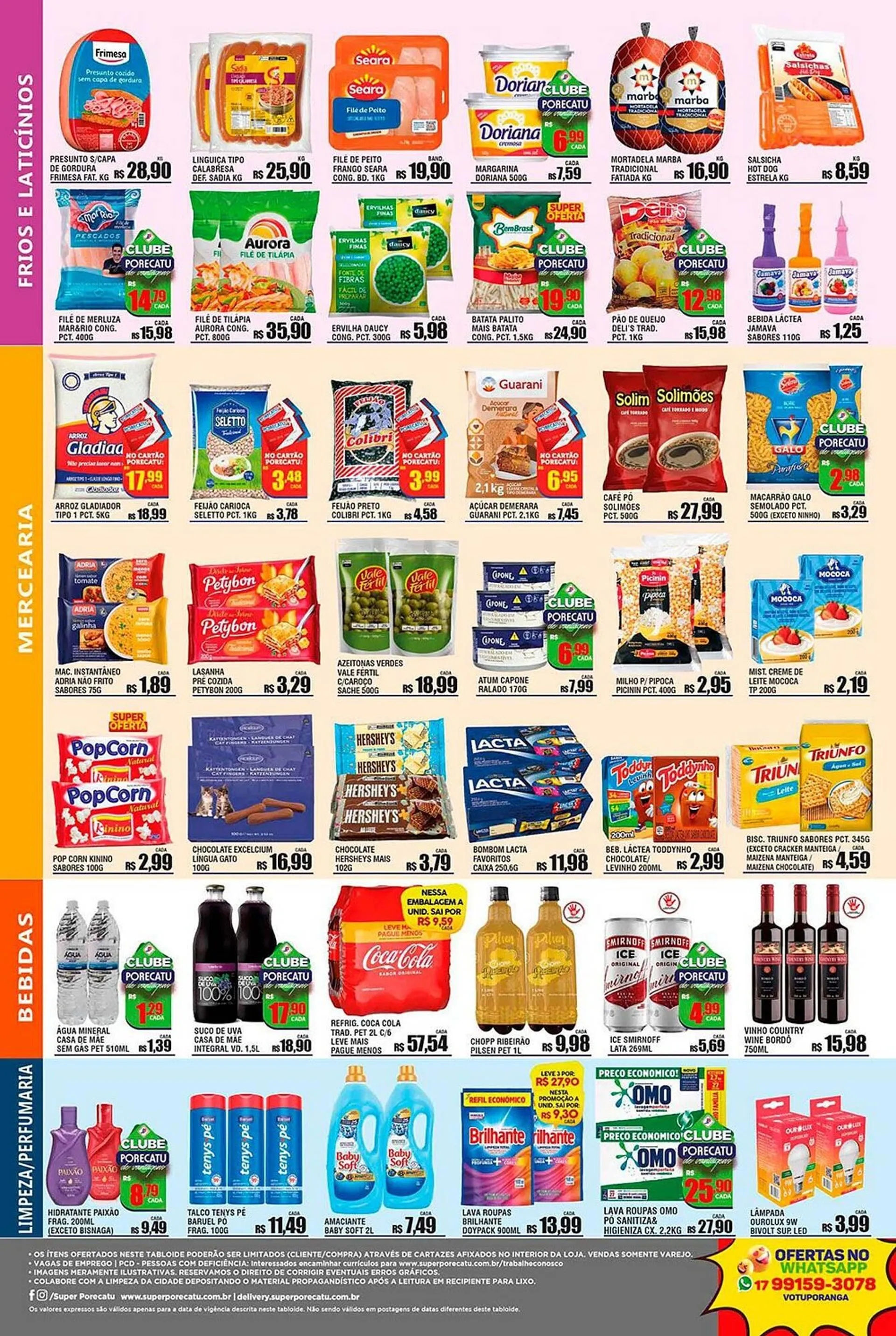 Encarte de Catálogo Supermercado Porecatu 16 de junho até 18 de junho 2025 - Pagina 2