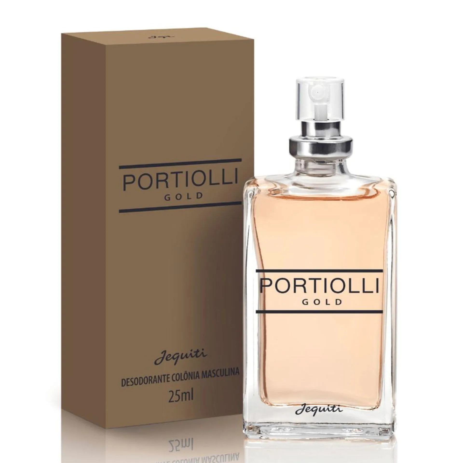 Desodorante Colonia Masculina Portiolli Gold 25Ml - Jequiti