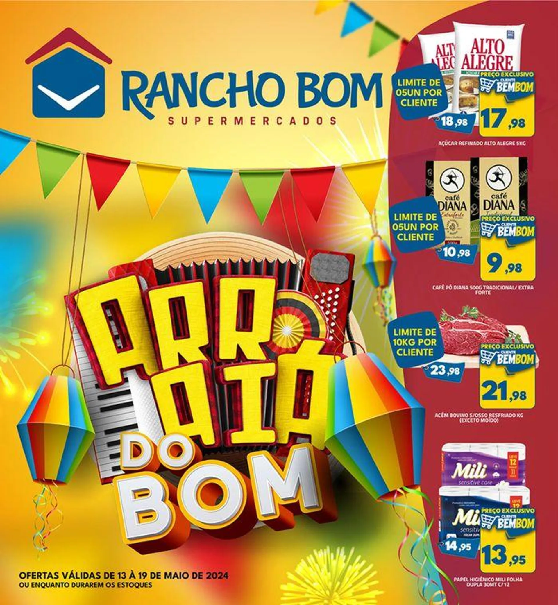 Ofertas Rancho Bom Supermercados - 1