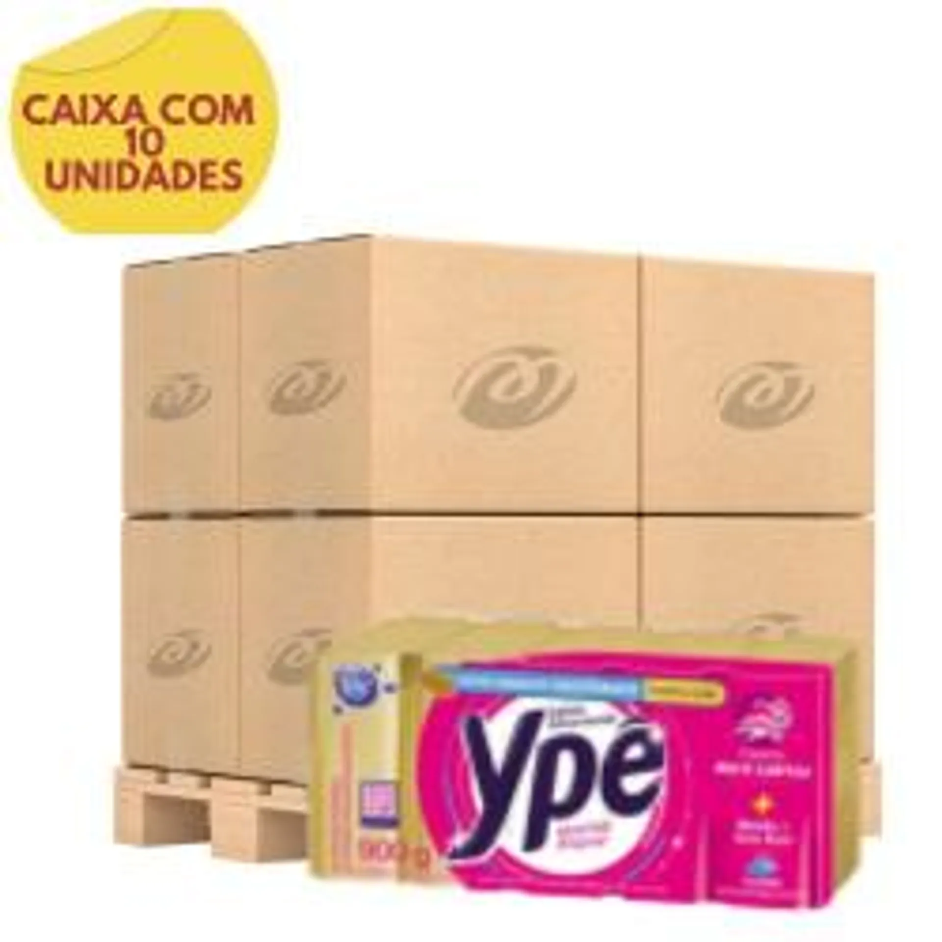 Caixa Sabão Barra Ype Neutro 5x180g Com 10 unidades