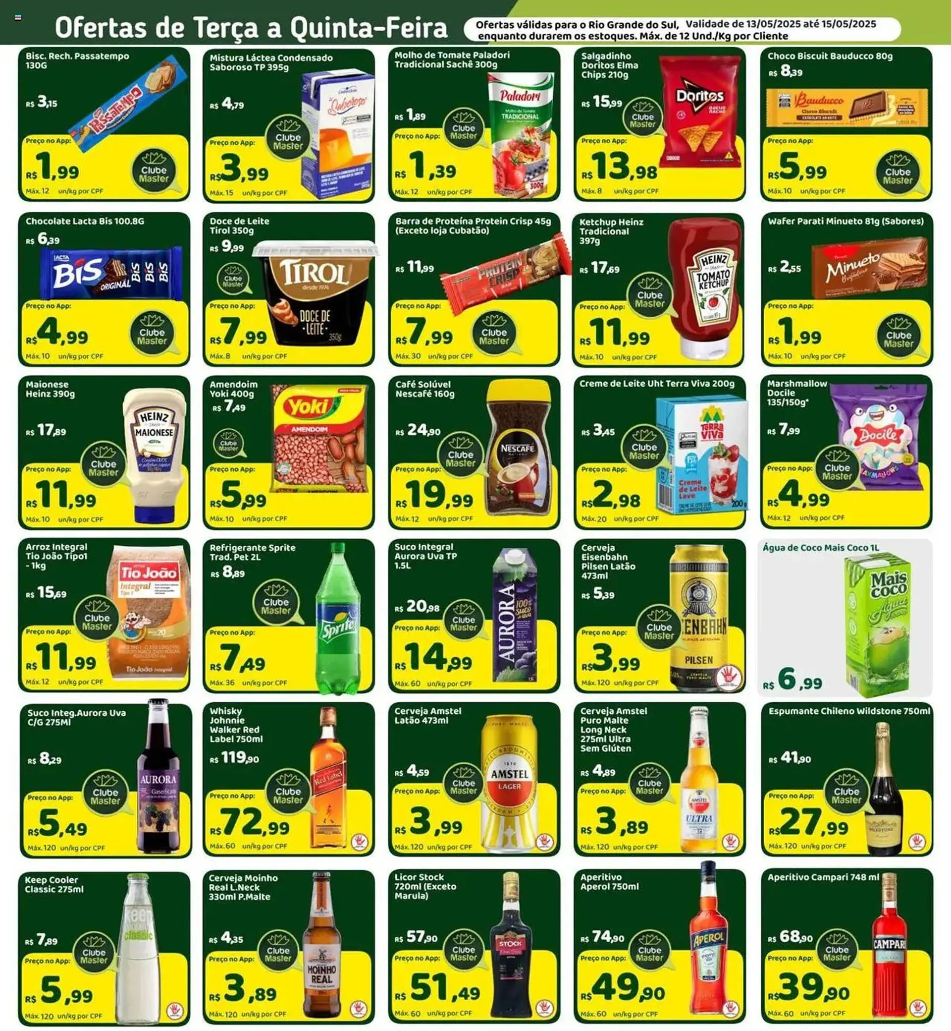 Encarte de Catálogo Master Supermercados 13 de maio até 15 de maio 2025 - Pagina 3