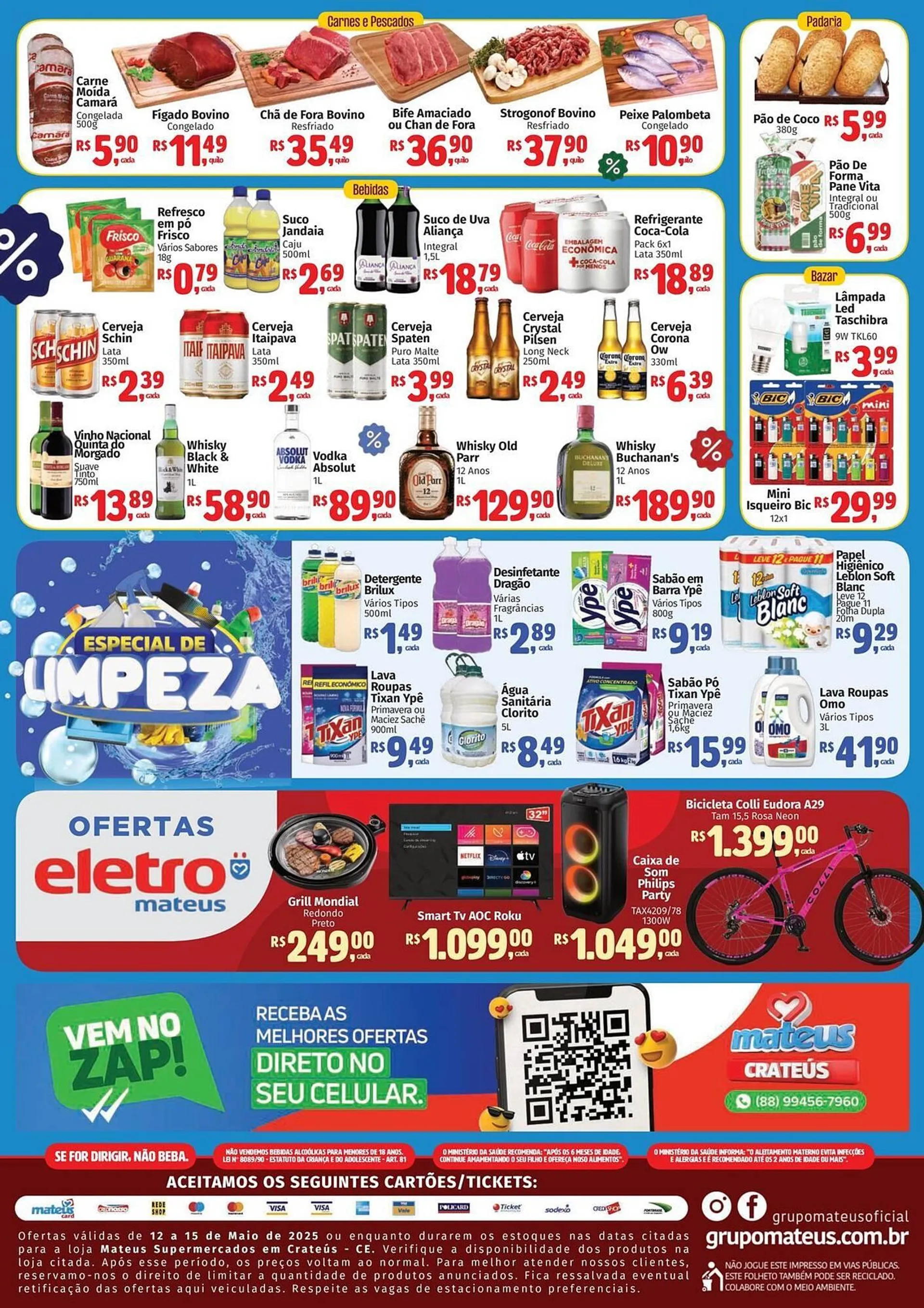 Encarte de Catálogo Supermercados Mateus 12 de maio até 15 de maio 2025 - Pagina 2