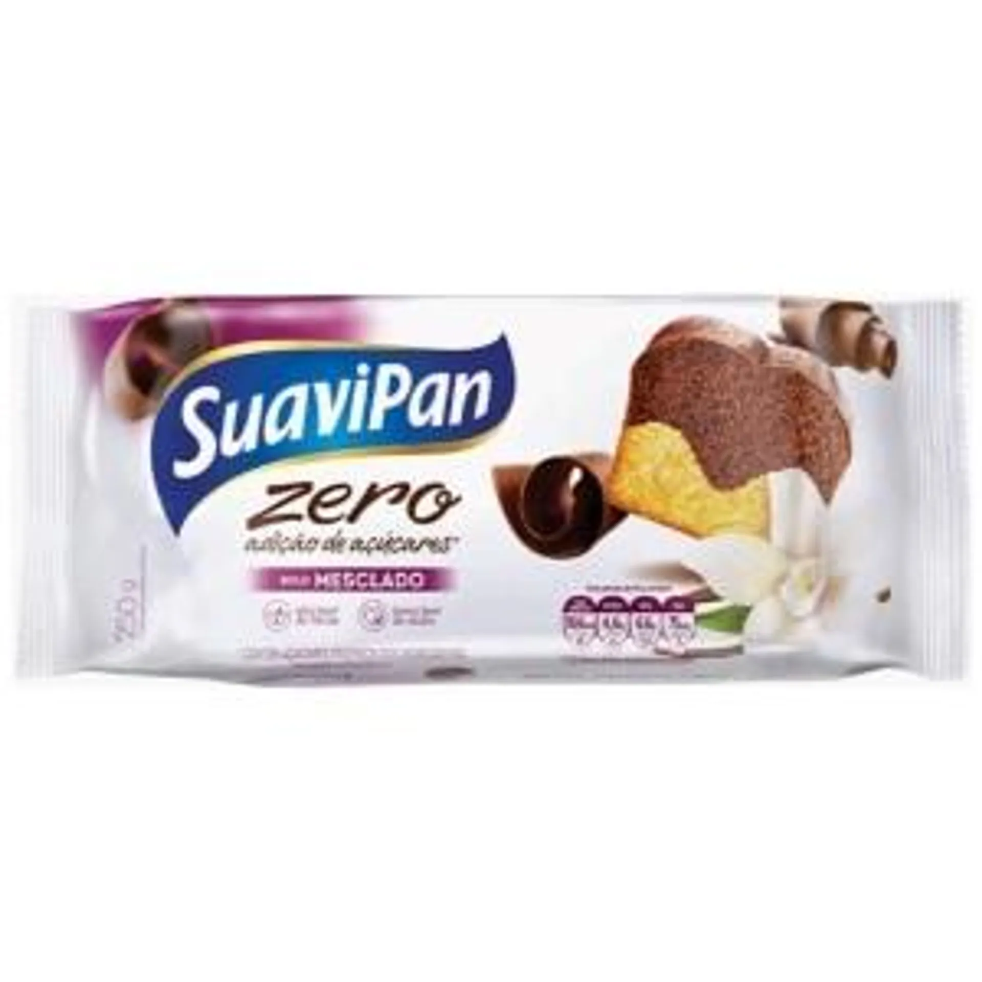 Bolo SuaviPan Mesclado Zero Açúcar 250g