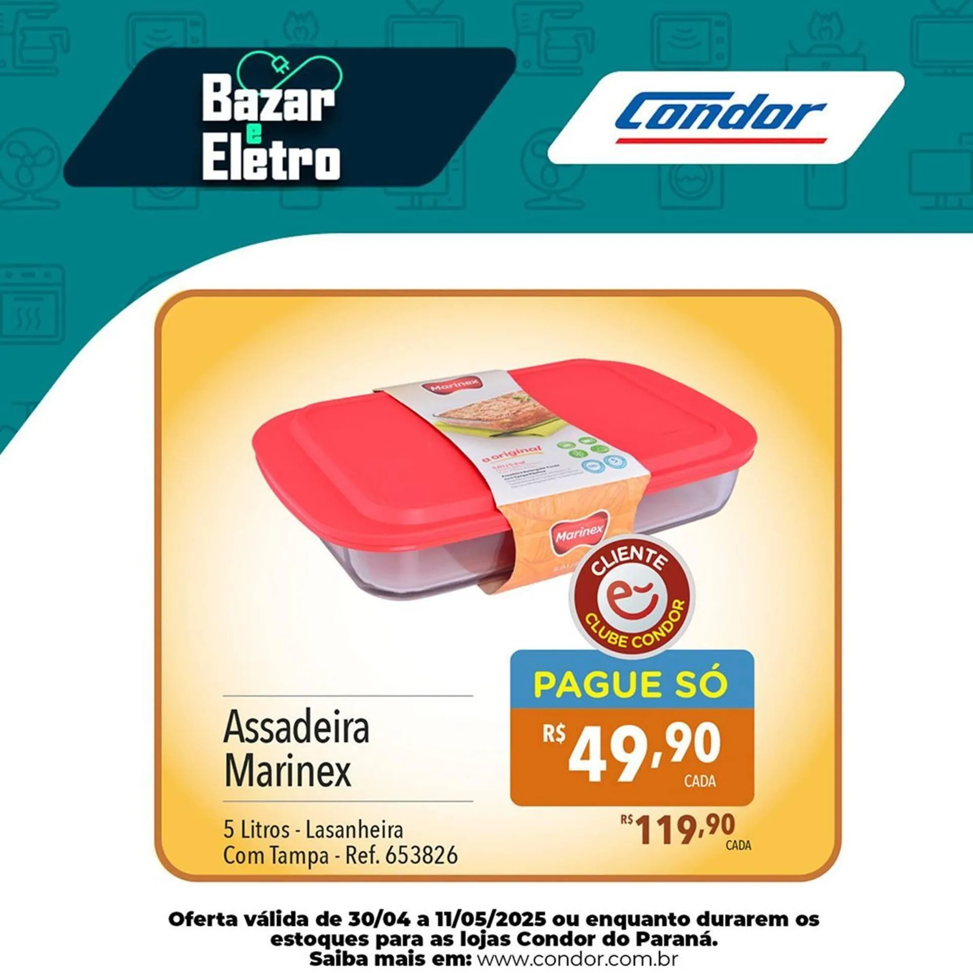 Encarte de Catálogo Supermercados Condor 8 de maio até 11 de maio 2025 - Pagina 6