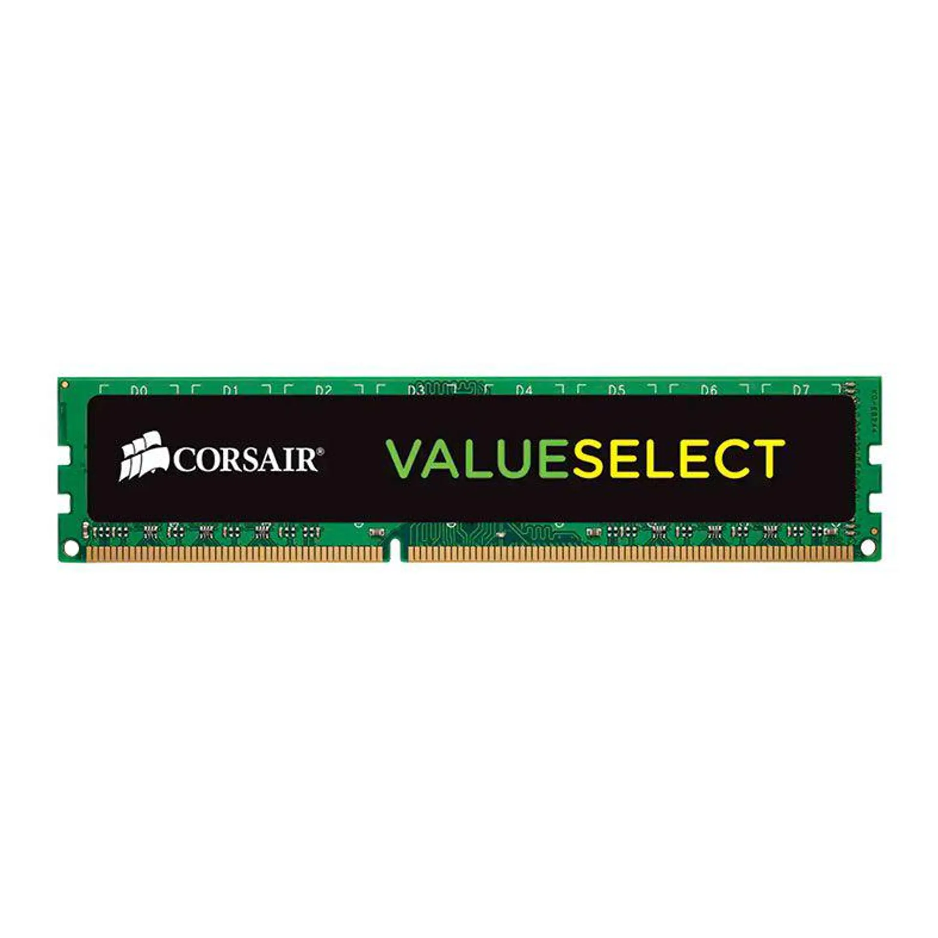 Memoria Corsair Value Select 4GB (1x4) DDR3 1600MHz C11, CMV4GX3M1A1600C11