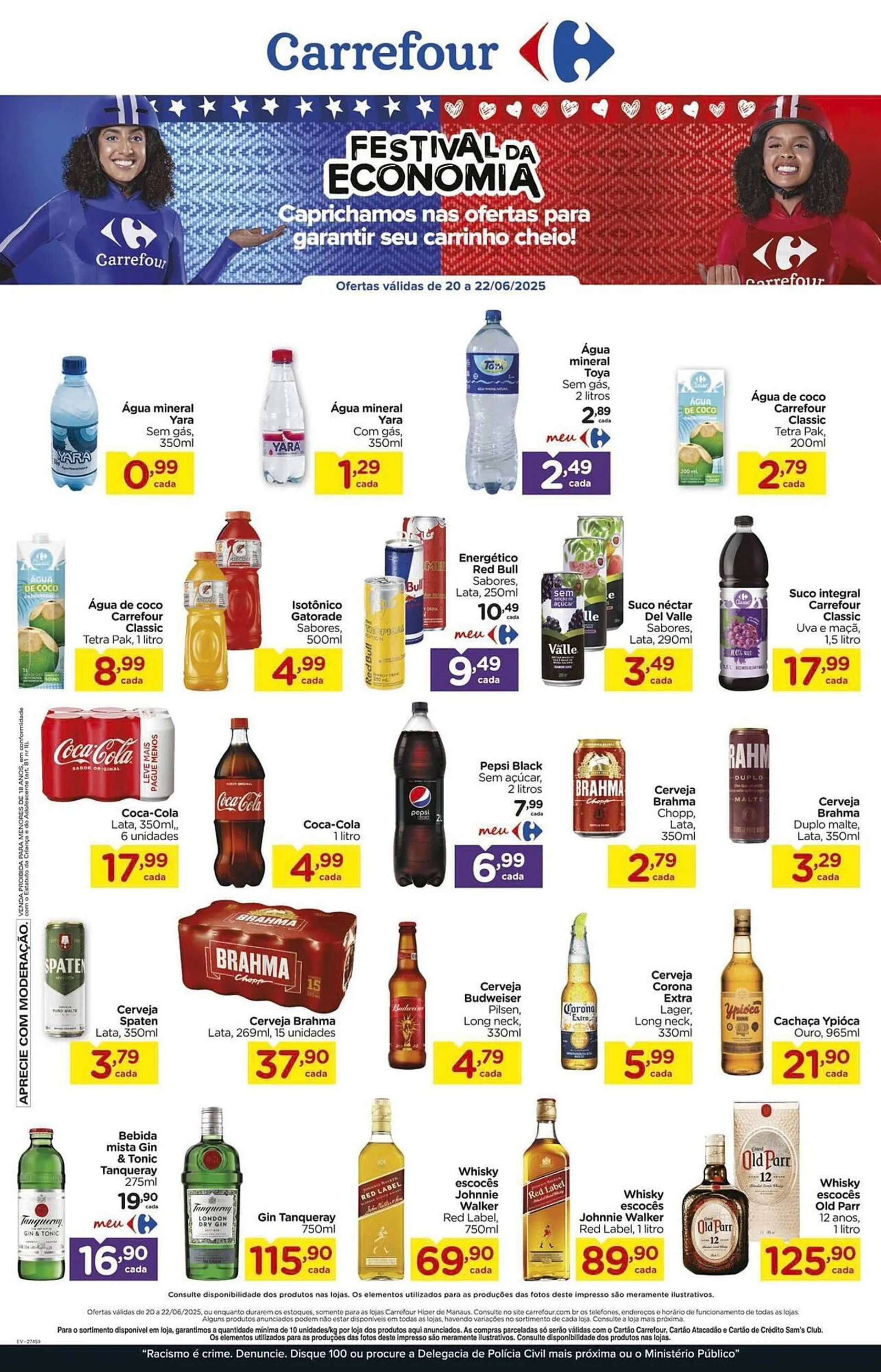 Encarte de Catálogo Carrefour 20 de junho até 22 de junho 2025 - Pagina 1