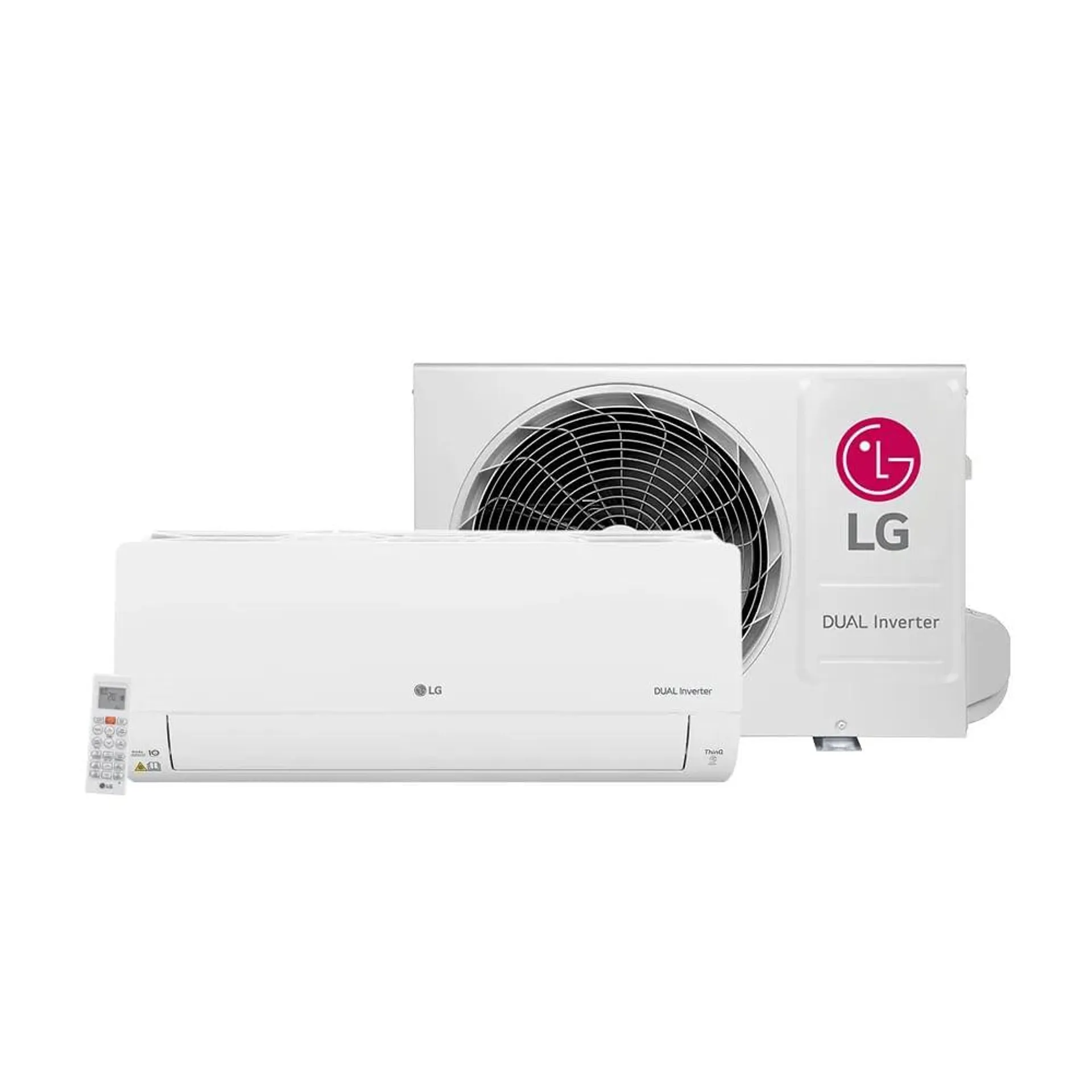 Ar Condicionado Split Hi Wall R32 LG Dual Inverter Voice +AI 12000 BTU/h Quente e Frio S3-W12JA31A – 220 Volts