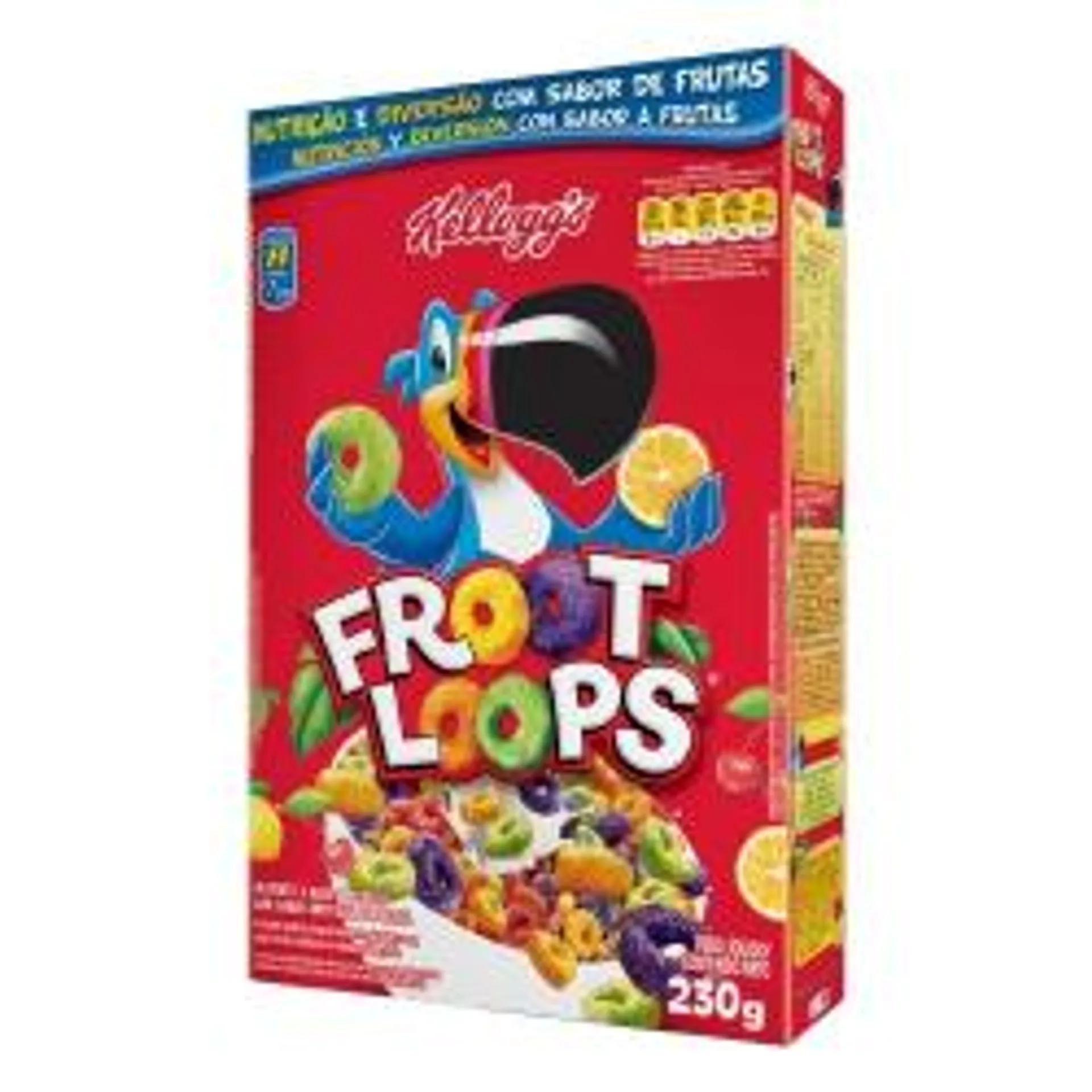 Cereal Mat Kelloggs Froot Loops Pacote 230g