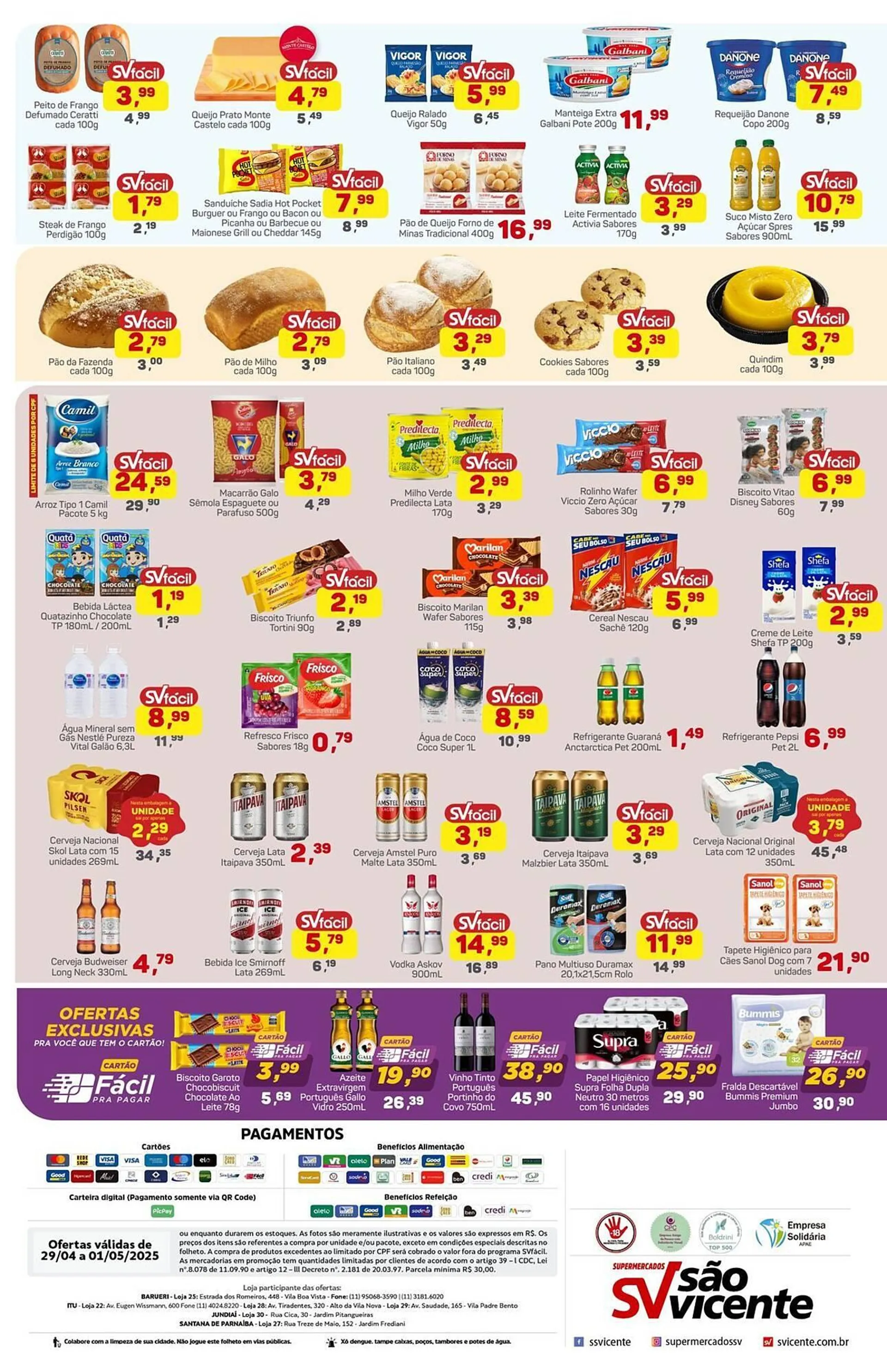 Encarte de Catálogo Supermercados São Vicente 29 de abril até 1 de maio 2025 - Pagina 2