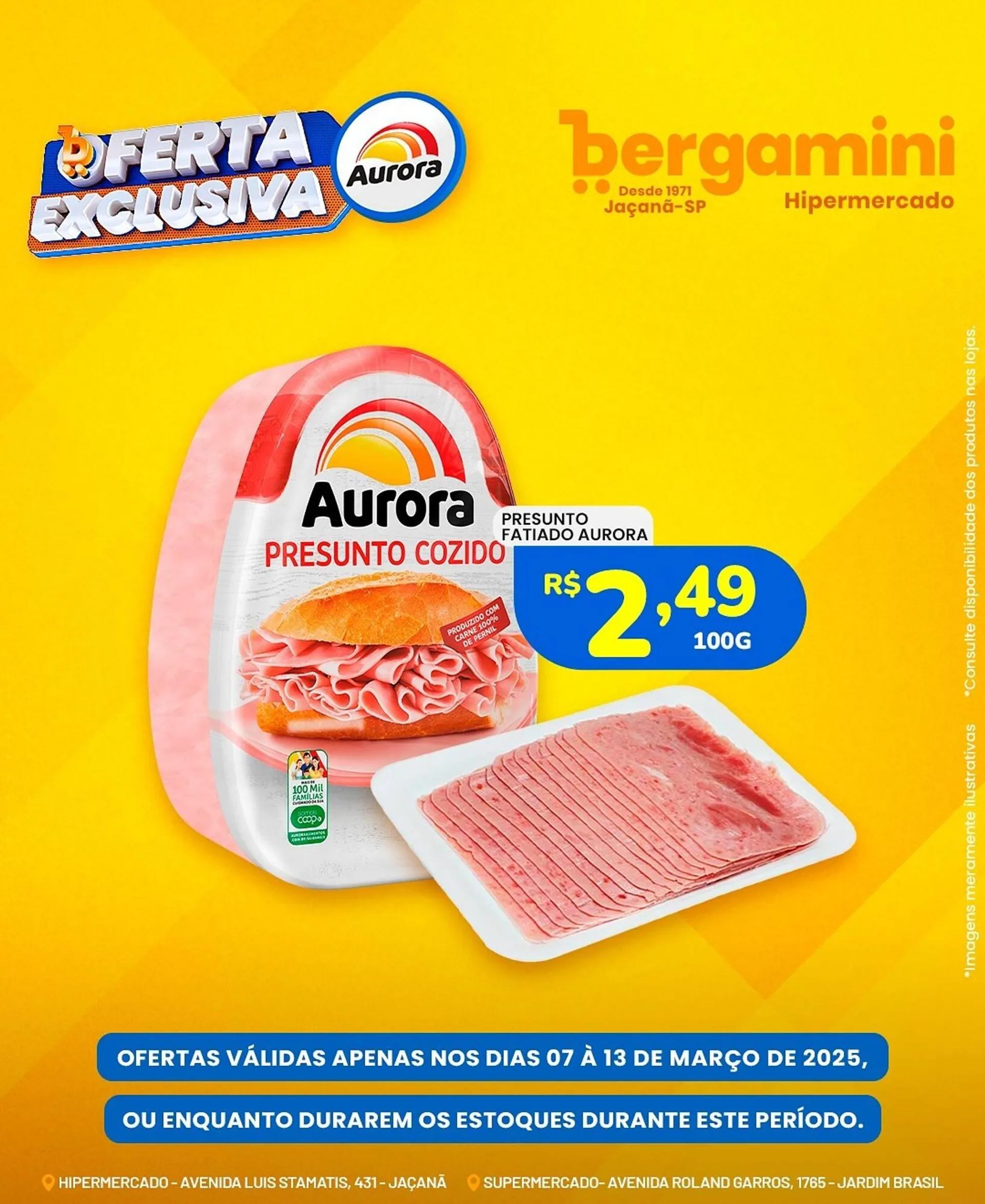 Encarte de Catálogo Supermercado Bergamini 7 de março até 13 de março 2025 - Pagina 1
