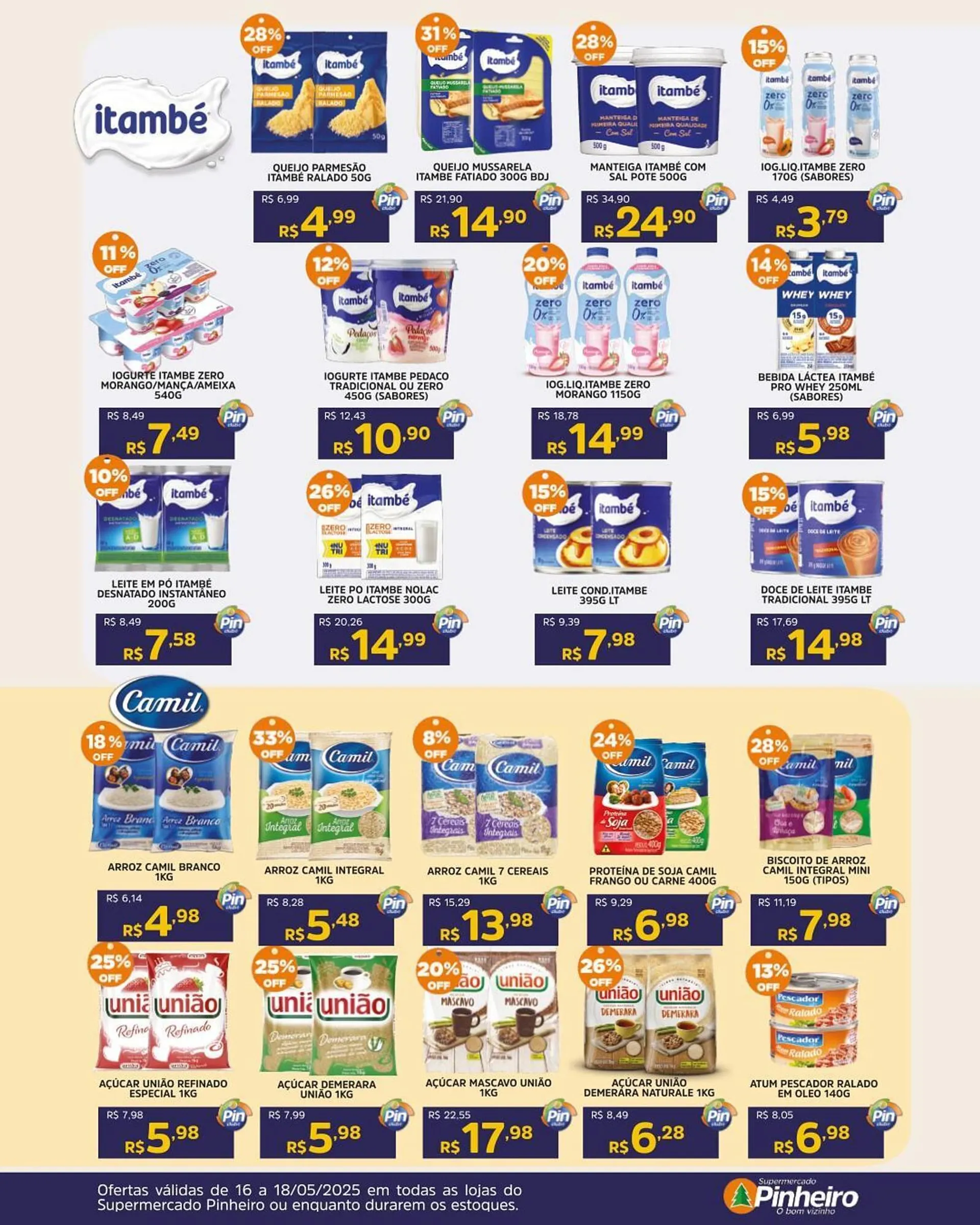 Encarte de Catálogo Pinheiro Supermercado 16 de maio até 18 de maio 2025 - Pagina 3