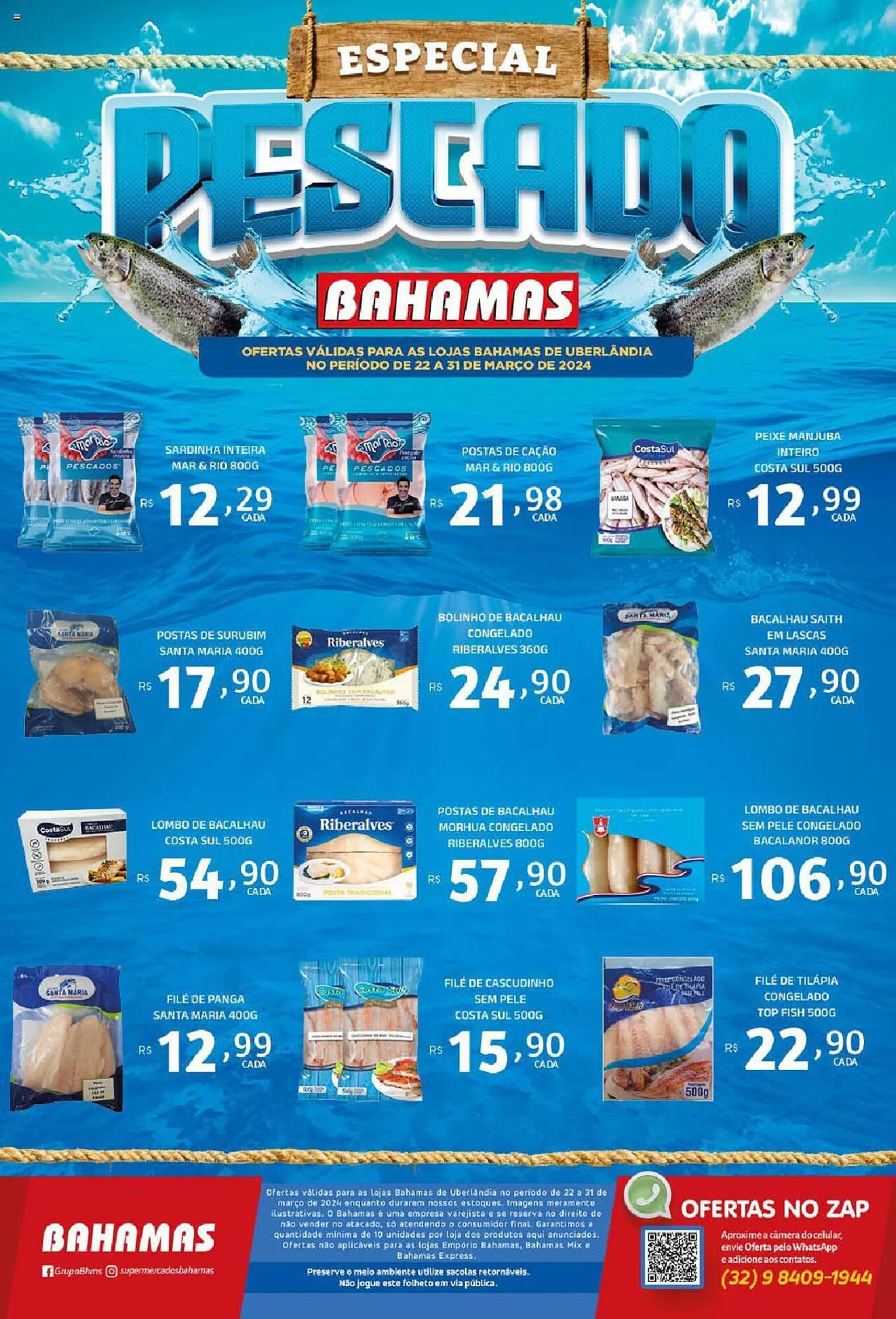 Catálogo Bahamas Supermercados  Válido até 31 de março de 2024