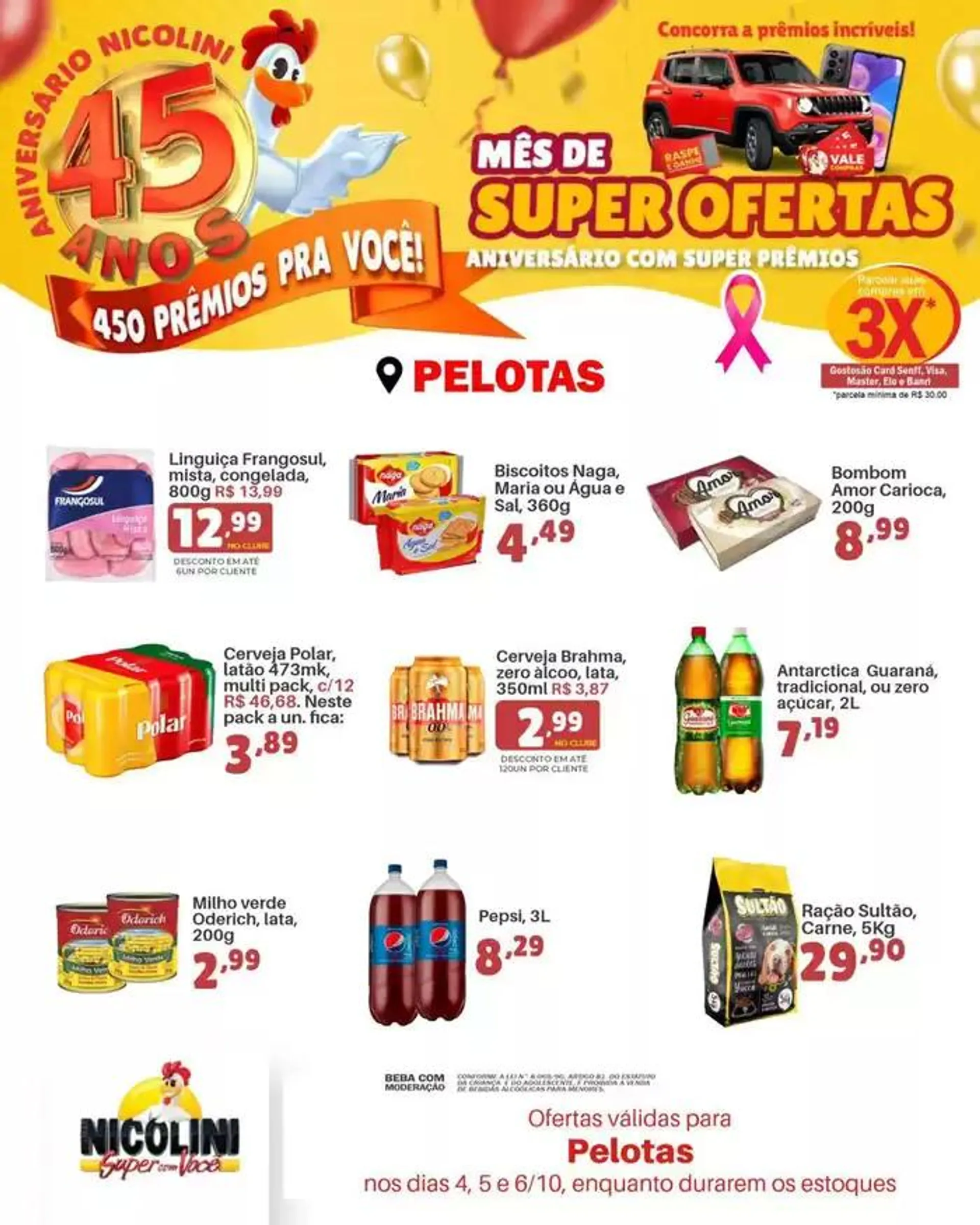 Encarte de Super Ofertas 4 de outubro até 6 de outubro 2024 - Pagina 1