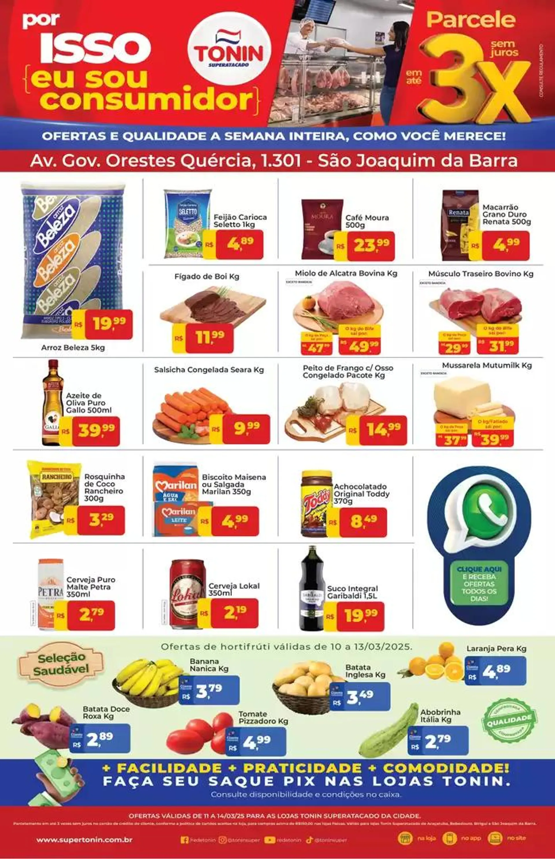 Encarte de  JORNAL SEMANAL - 11.03 A 14.03 11 de março até 14 de março 2025 - Pagina 1