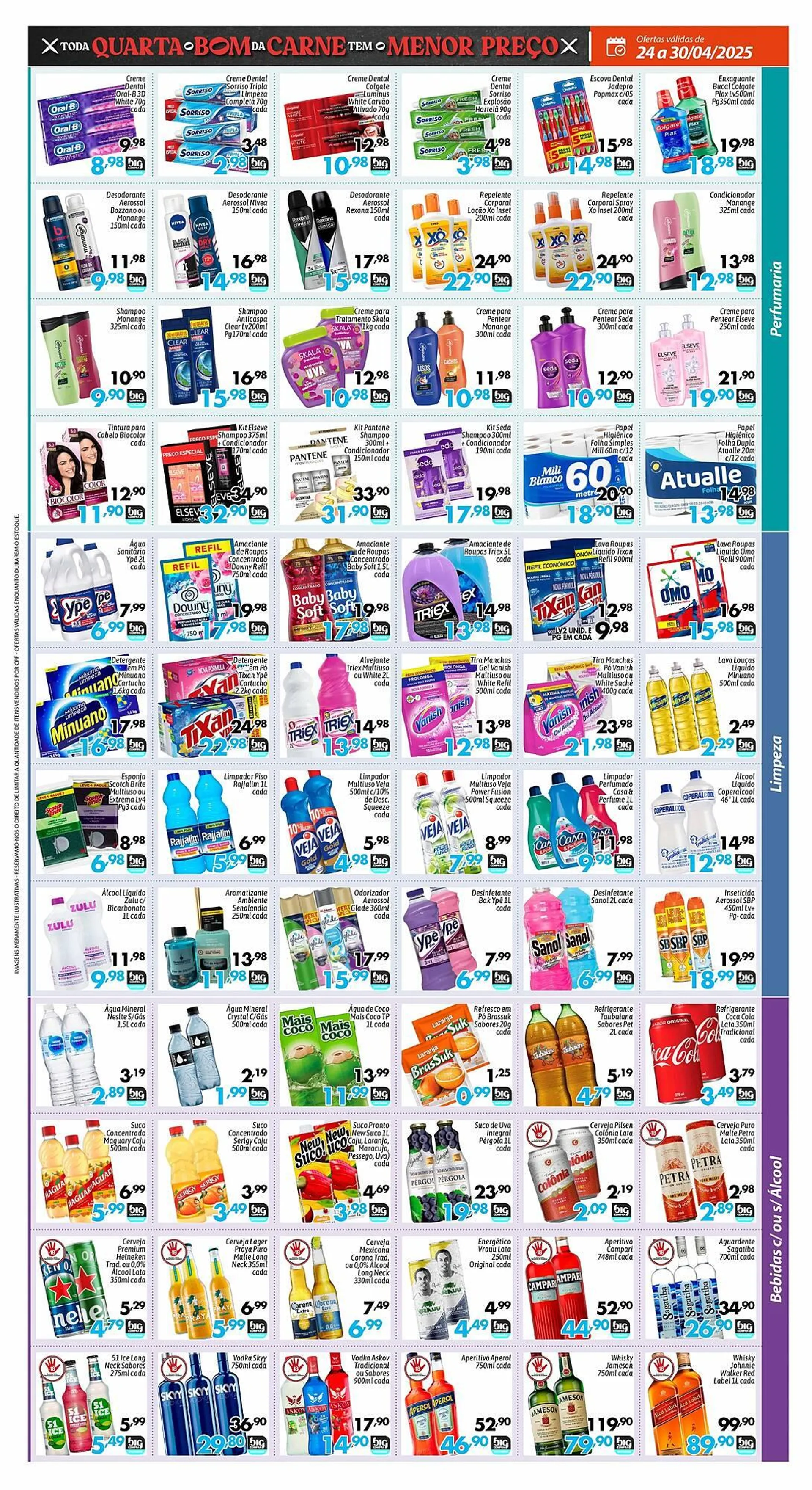 Encarte de Catálogo Supermercados Big Compra 24 de abril até 30 de abril 2025 - Pagina 3