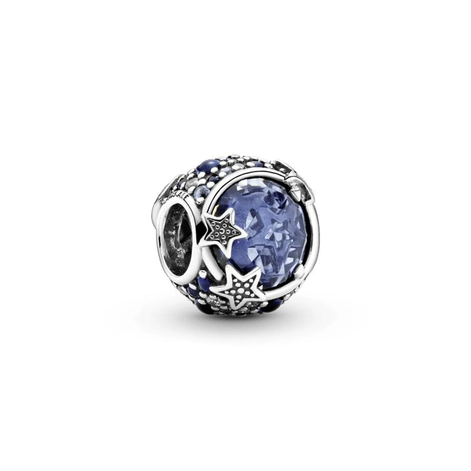 Charm De Estrelas Brilhantes Em Tom Azul - Celestial